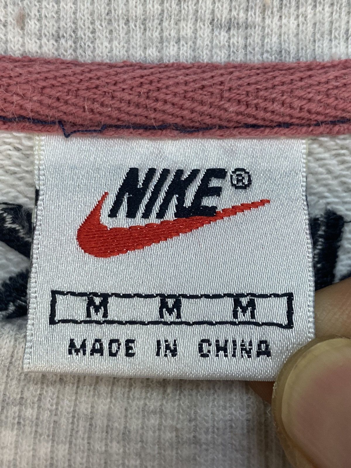 Nike Vintage 90s Nike Swoosh Sweatshirt Size US M / EU 48-50 / 2 - 6 Thumbnail