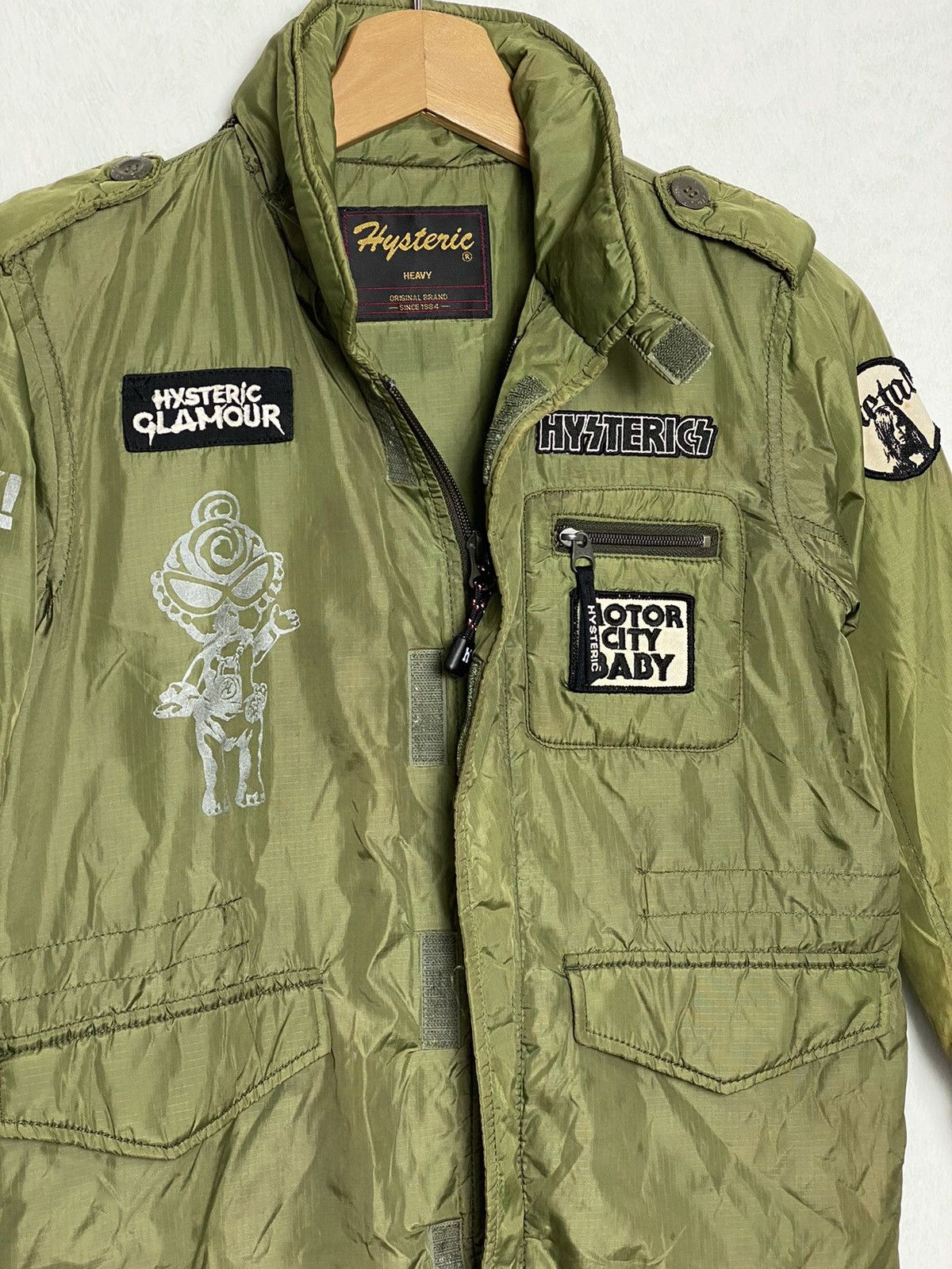 Hysteric Glamour Vintage Hysteric Glamour Metal Patch Work Jacket Size XS / US 0-2 / IT 36-38 - 8 Thumbnail