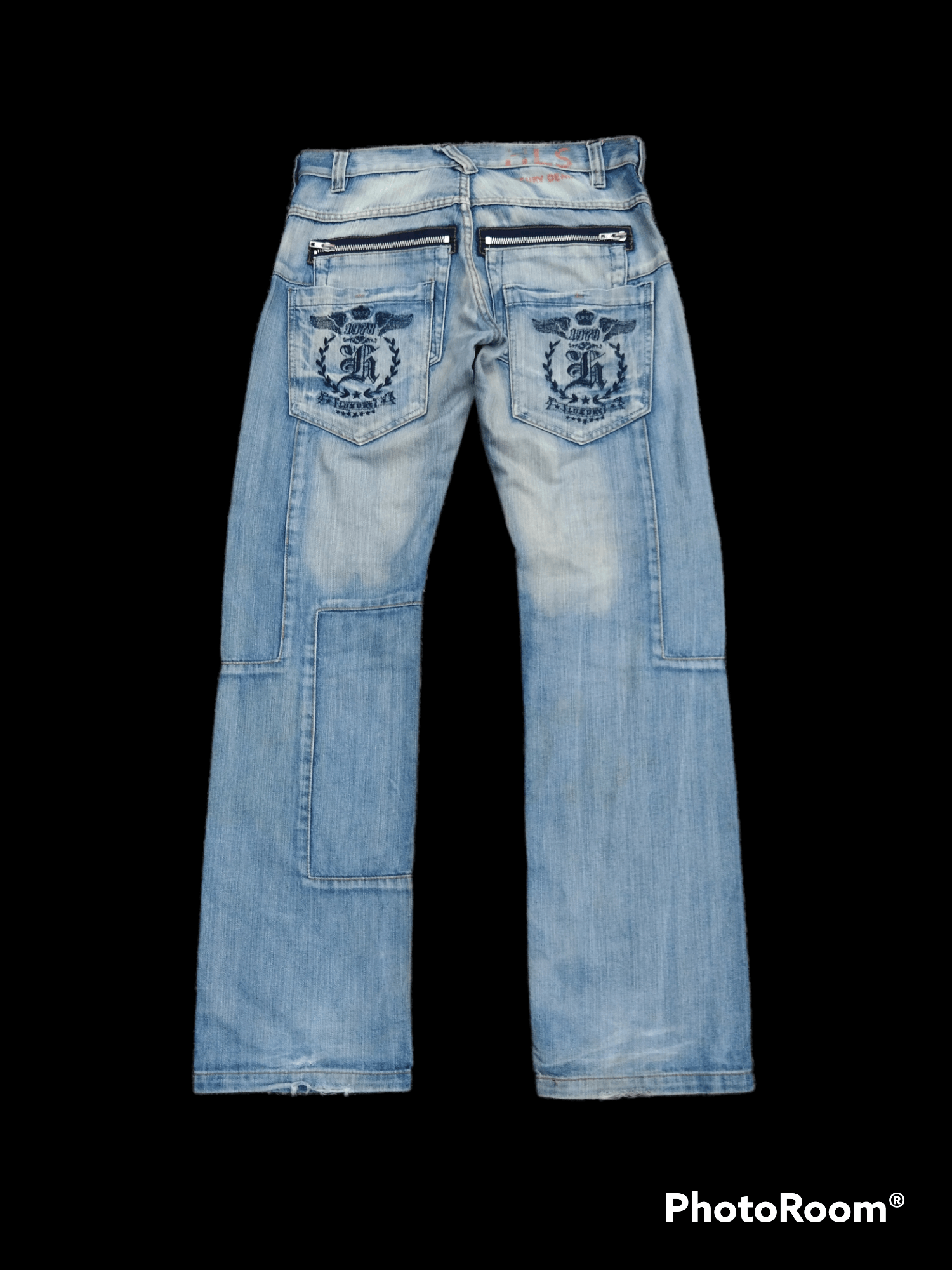 Japanese Brand SICK🔥RECONSTRUCTED BUSHPANTS HLS LAXURY DENIM PANTS Size US 32 / EU 48 - 2 Thumbnail