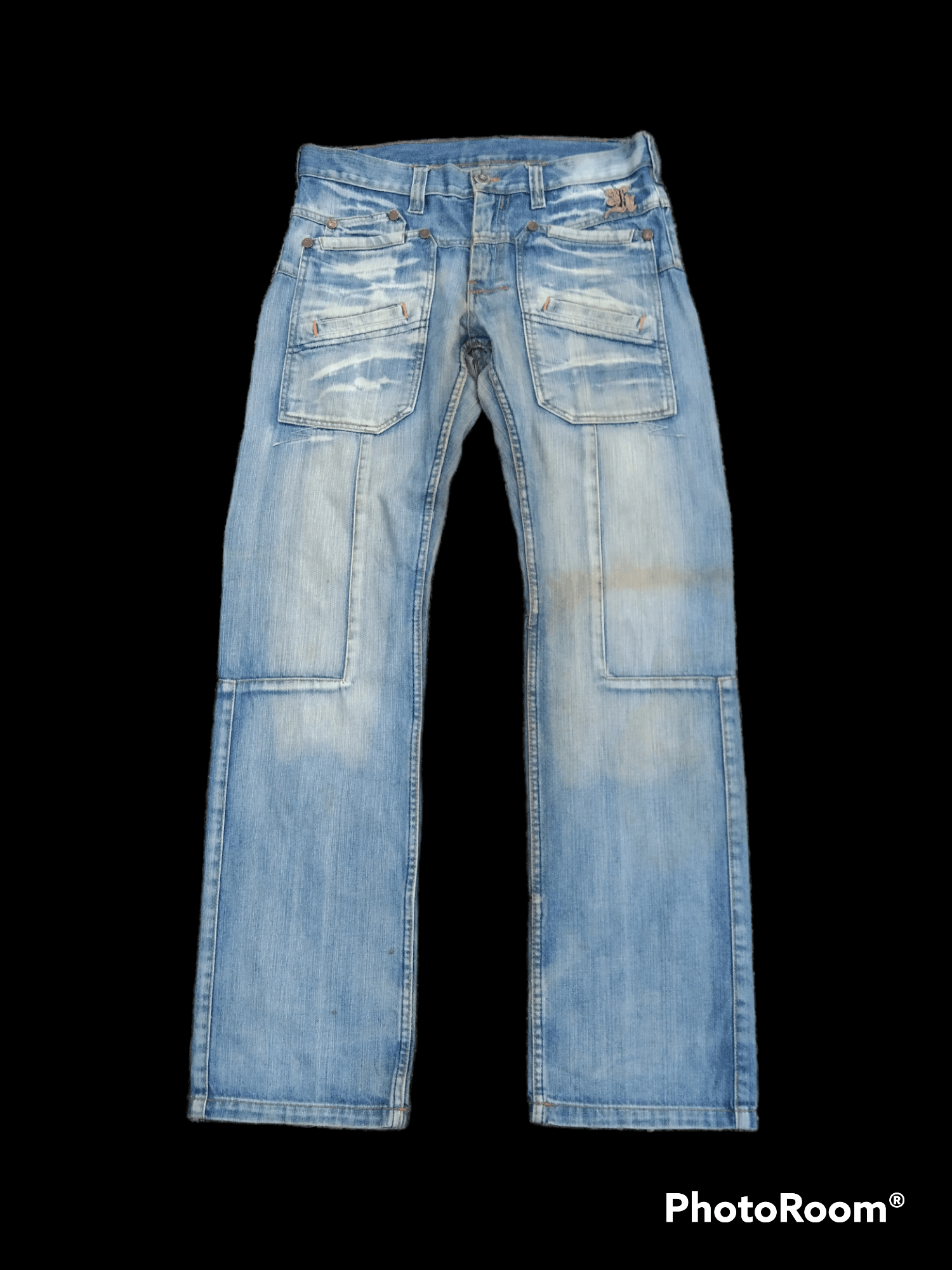 Japanese Brand SICK🔥RECONSTRUCTED BUSHPANTS HLS LAXURY DENIM PANTS Size US 32 / EU 48 - 1 Thumbnail