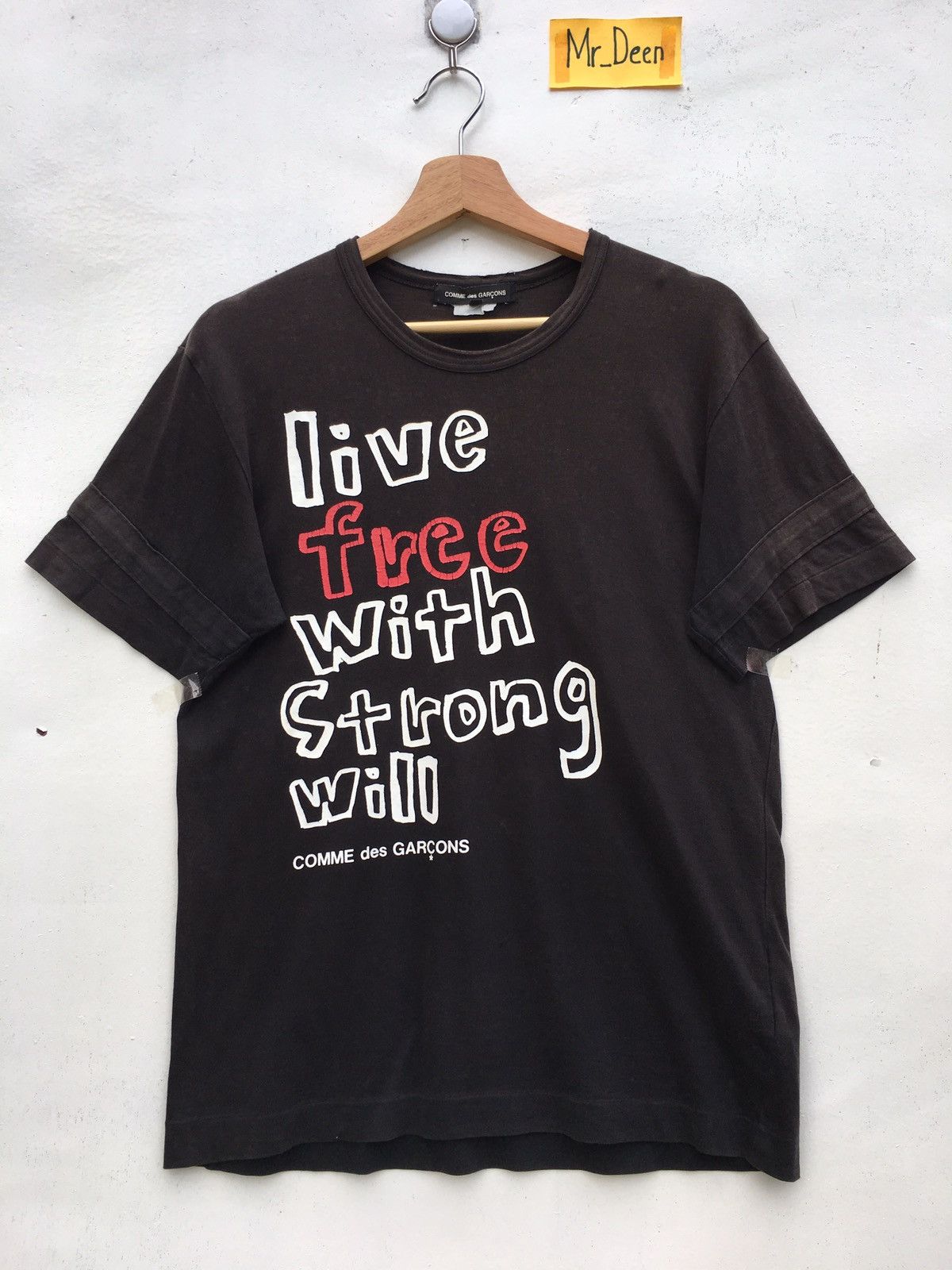 Comme des Garcons Rare Comme des garcons Words Printed Tshirt Size US S / EU 44-46 / 1 - 2 Thumbnail