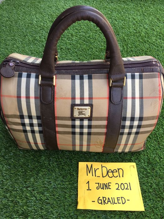 Sold Burberry Speedy Bag