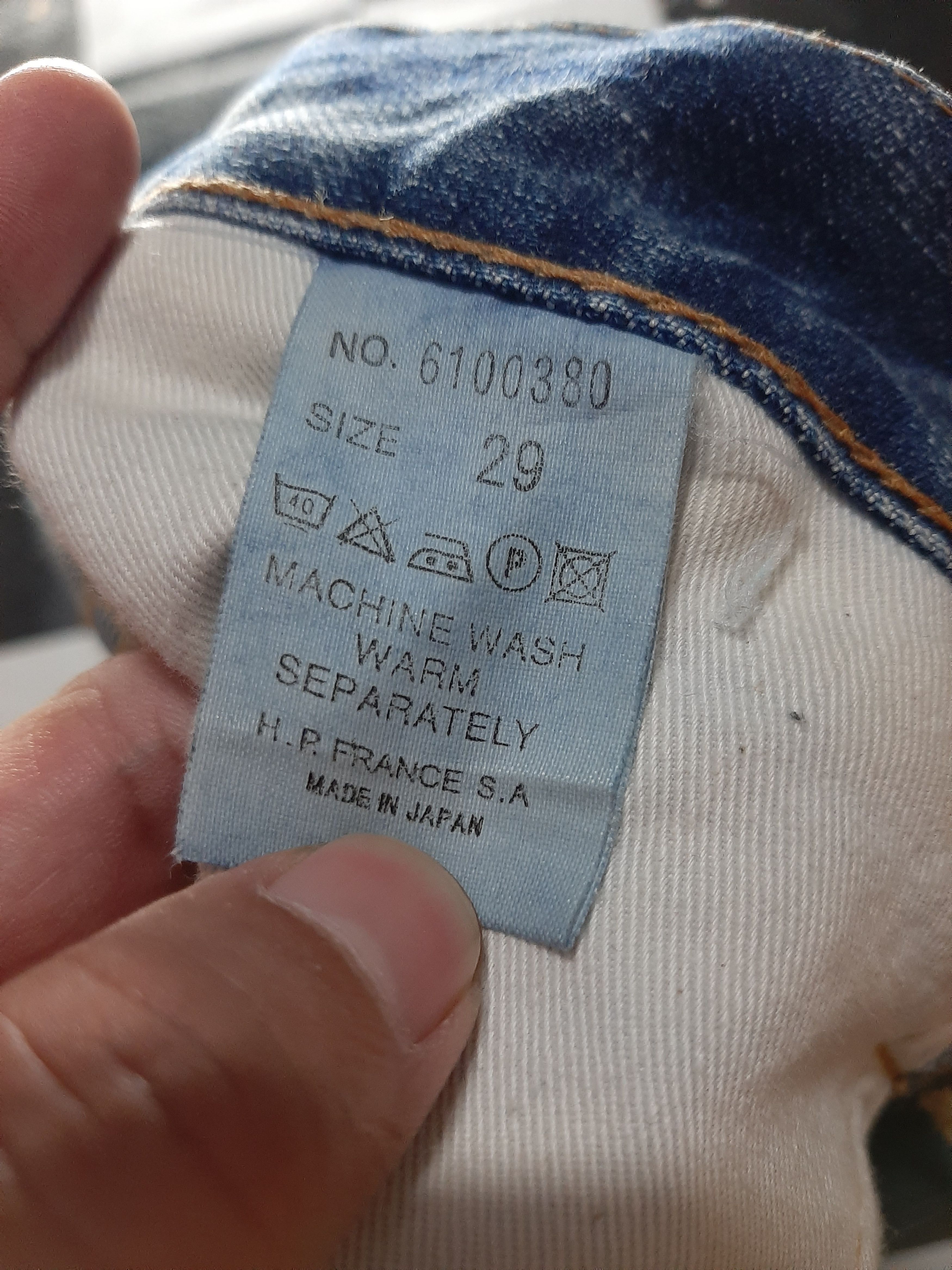Japanese Brand × Vintage VINTAGE RIVET & BLUE JAPANESE DISTRESSED DENIM.. Size US 29 - 15 Thumbnail