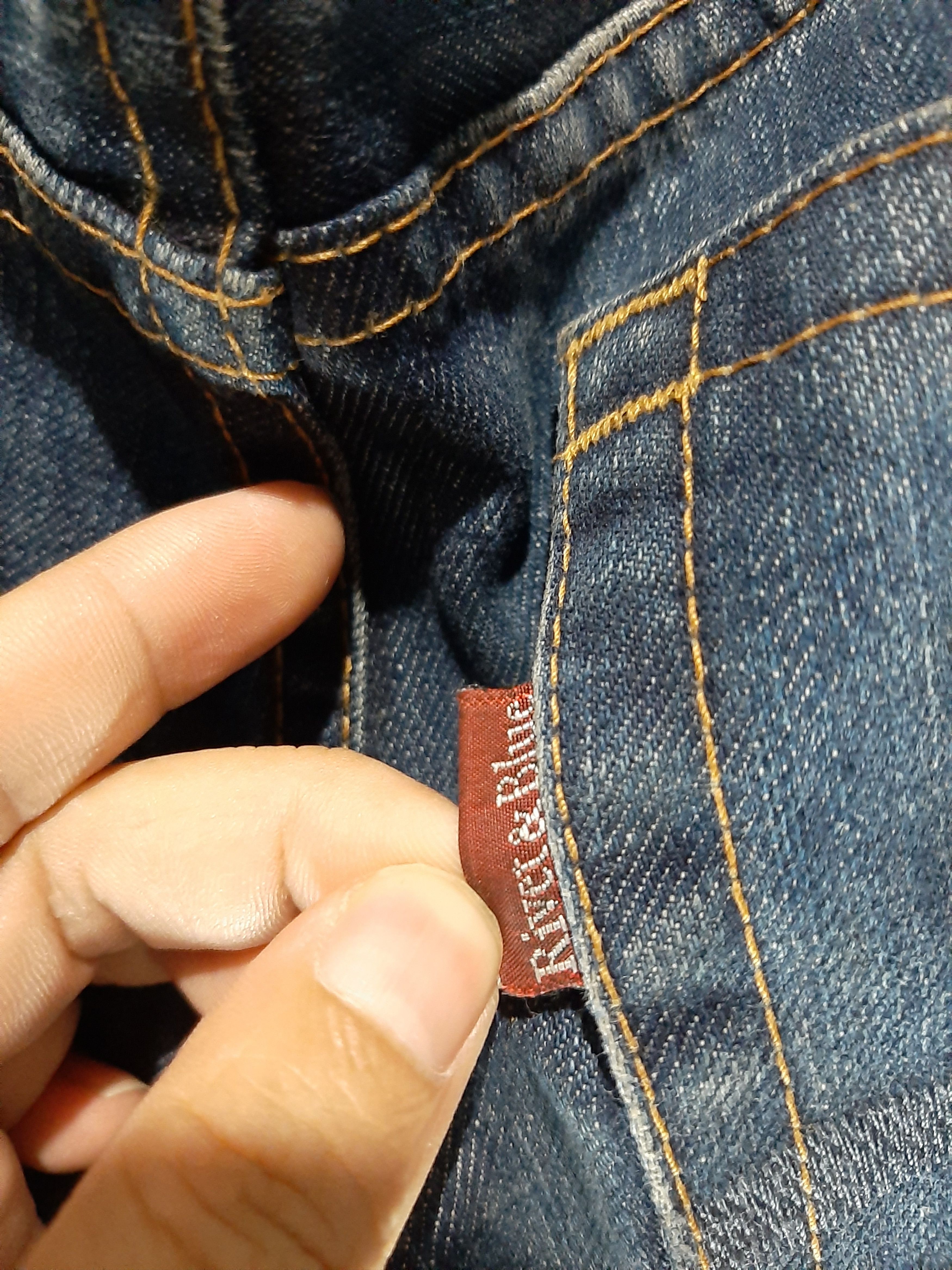 Japanese Brand × Vintage VINTAGE RIVET & BLUE JAPANESE DISTRESSED DENIM.. Size US 29 - 11 Thumbnail