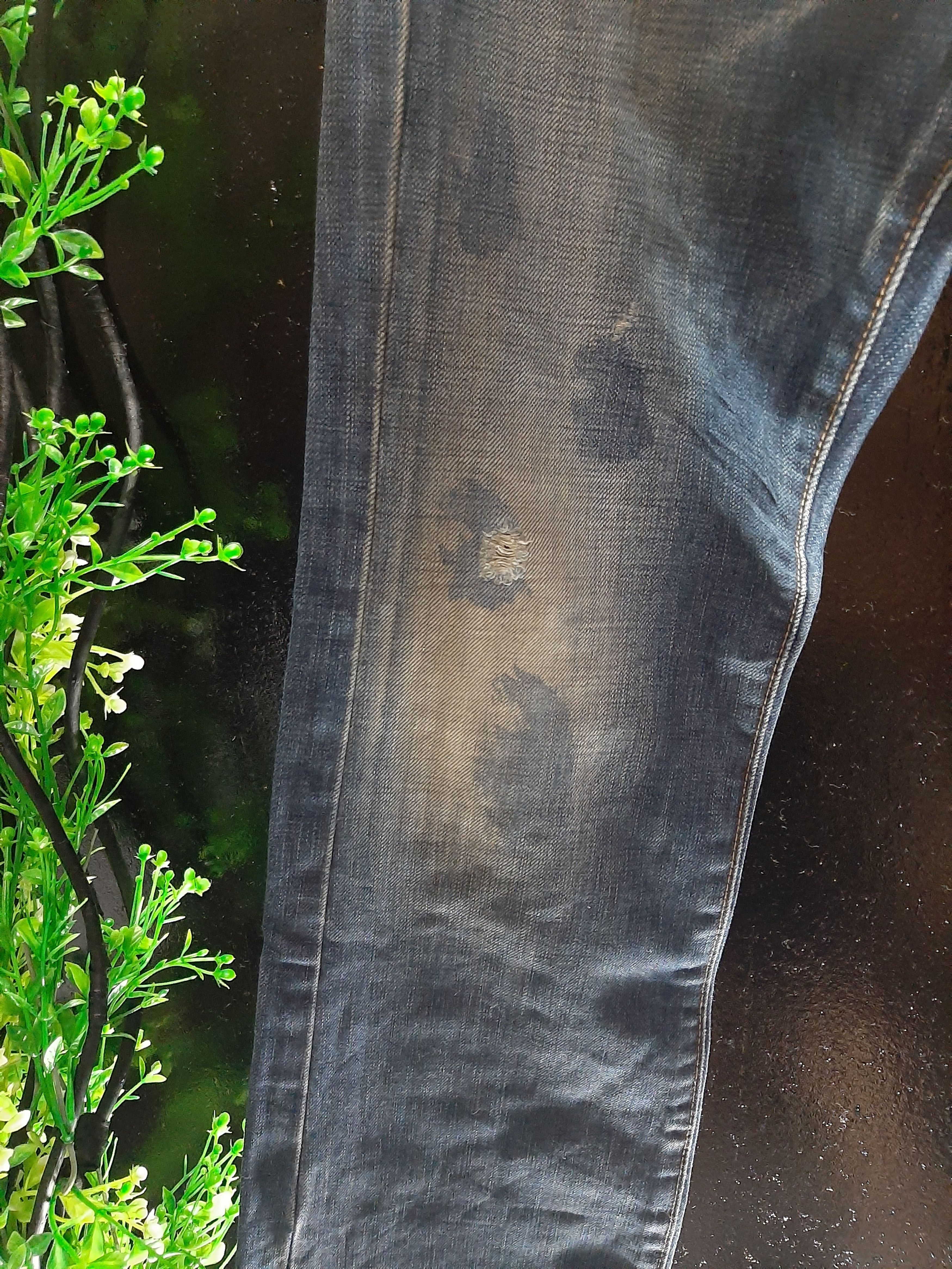 Japanese Brand × Vintage VINTAGE RIVET & BLUE JAPANESE DISTRESSED DENIM.. Size US 29 - 2 Thumbnail