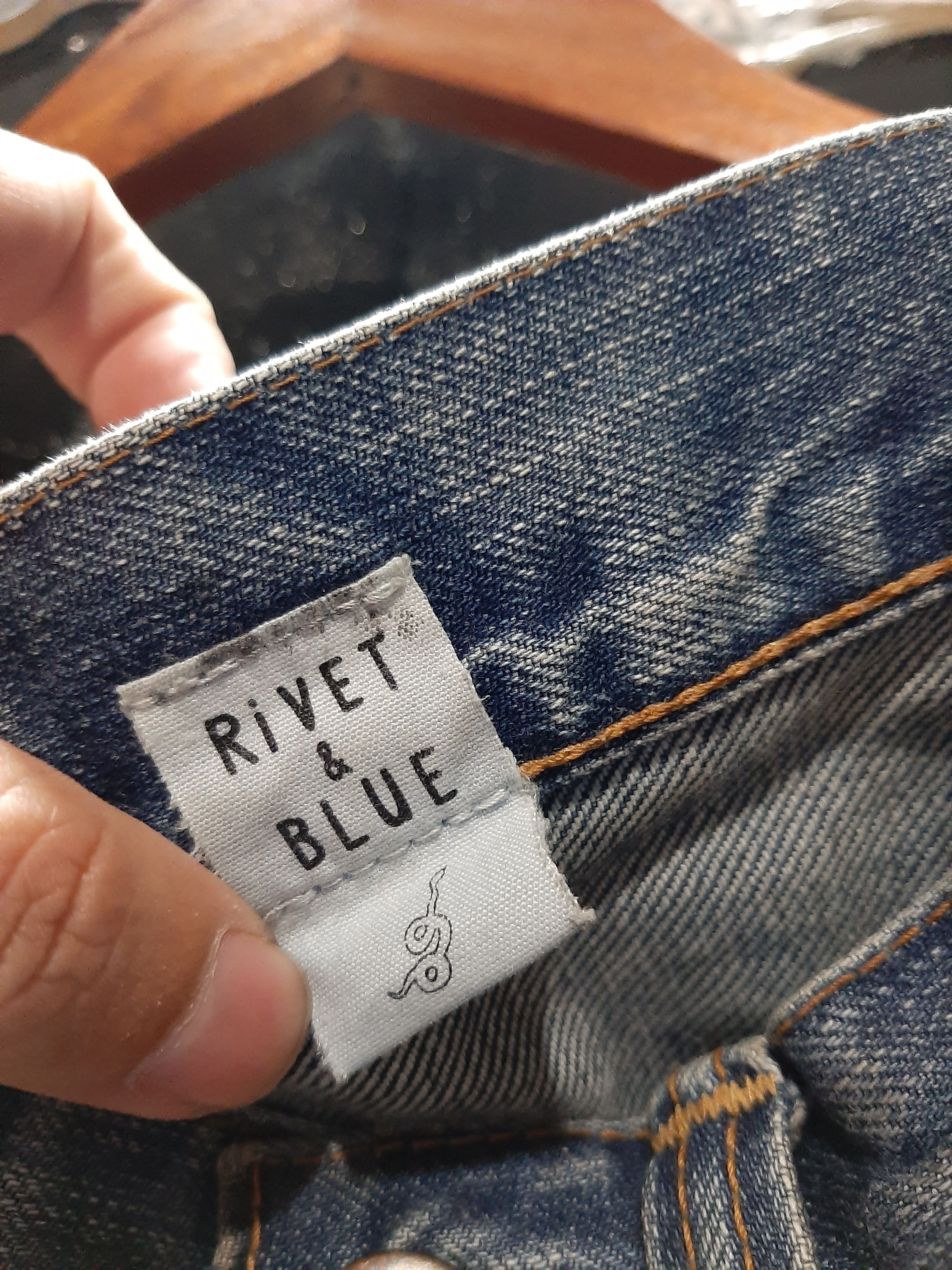Japanese Brand × Vintage VINTAGE RIVET & BLUE JAPANESE DISTRESSED DENIM.. Size US 29 - 8 Thumbnail