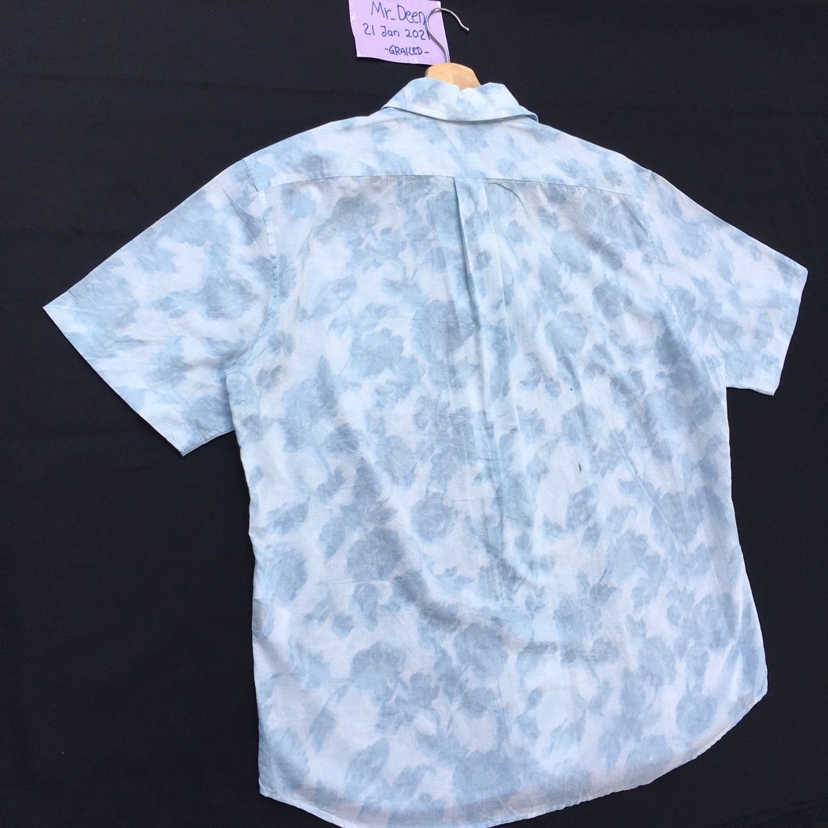 Lanvin Vintage Lanvin Florals Dye Buttons Up Shirt Size US L / EU 52-54 / 3 - 7 Thumbnail