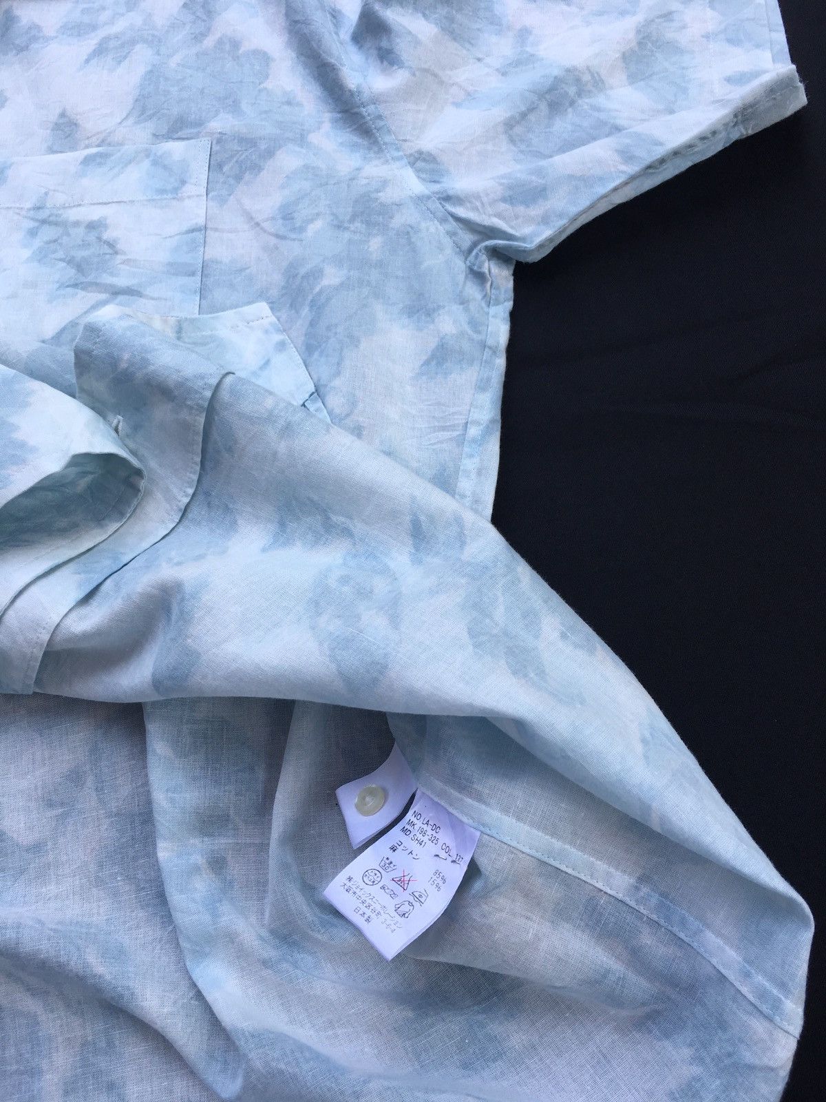 Lanvin Vintage Lanvin Florals Dye Buttons Up Shirt Size US L / EU 52-54 / 3 - 11 Thumbnail
