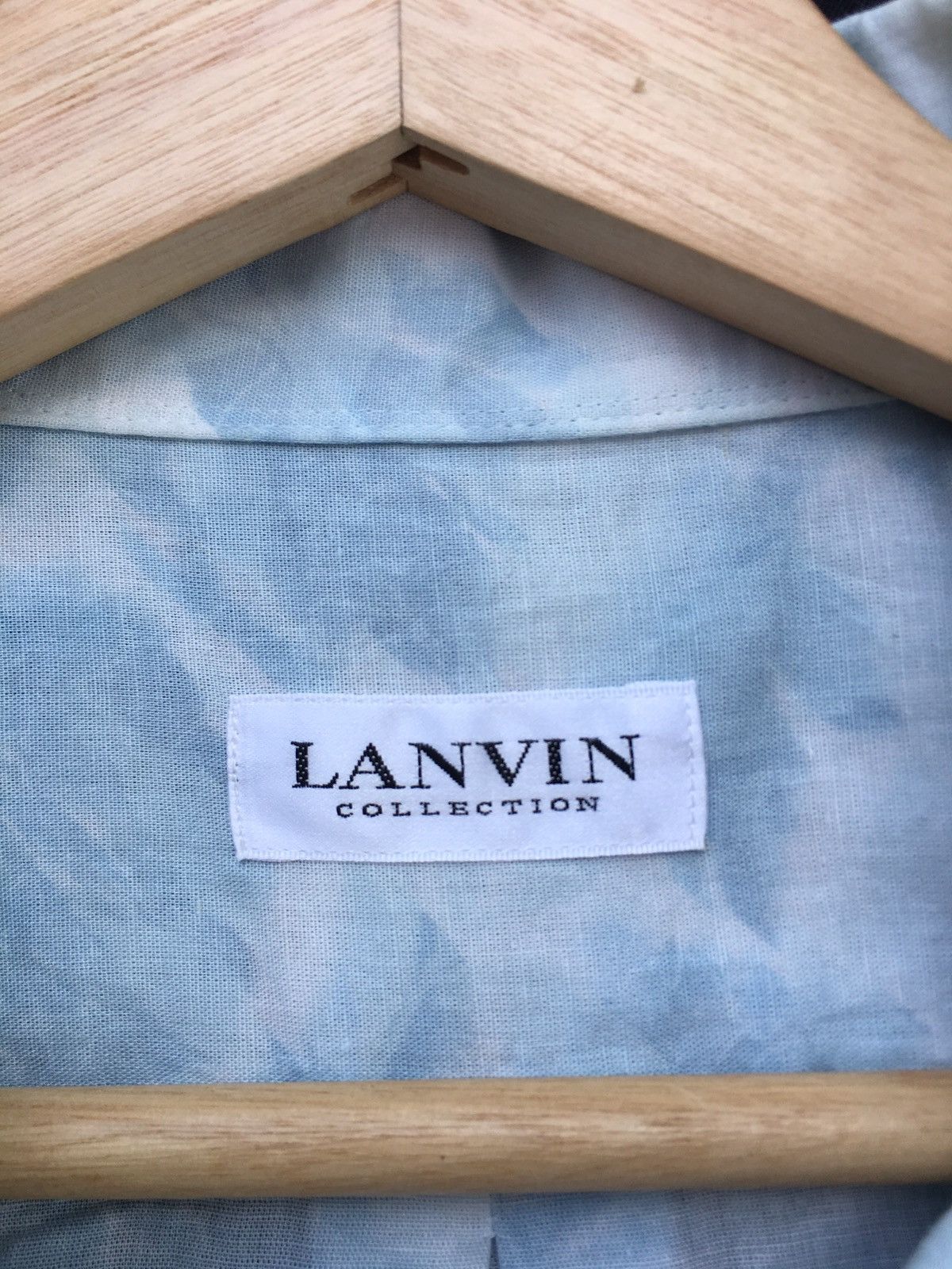 Lanvin Vintage Lanvin Florals Dye Buttons Up Shirt Size US L / EU 52-54 / 3 - 10 Thumbnail
