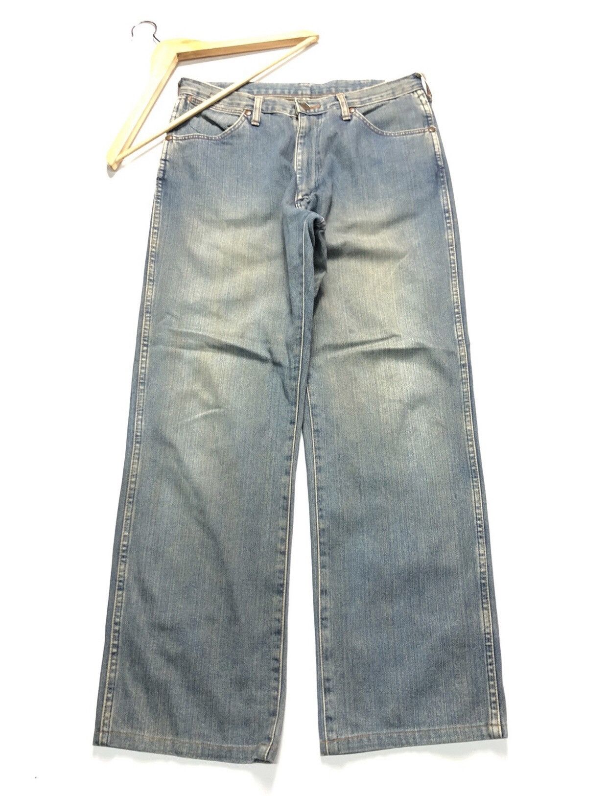 Vintage × Wrangler VINTAGE RUSTY WRANGLER BLUE BELL 🔔 BLUE WASH DENIM Size US 31 - 2 Thumbnail