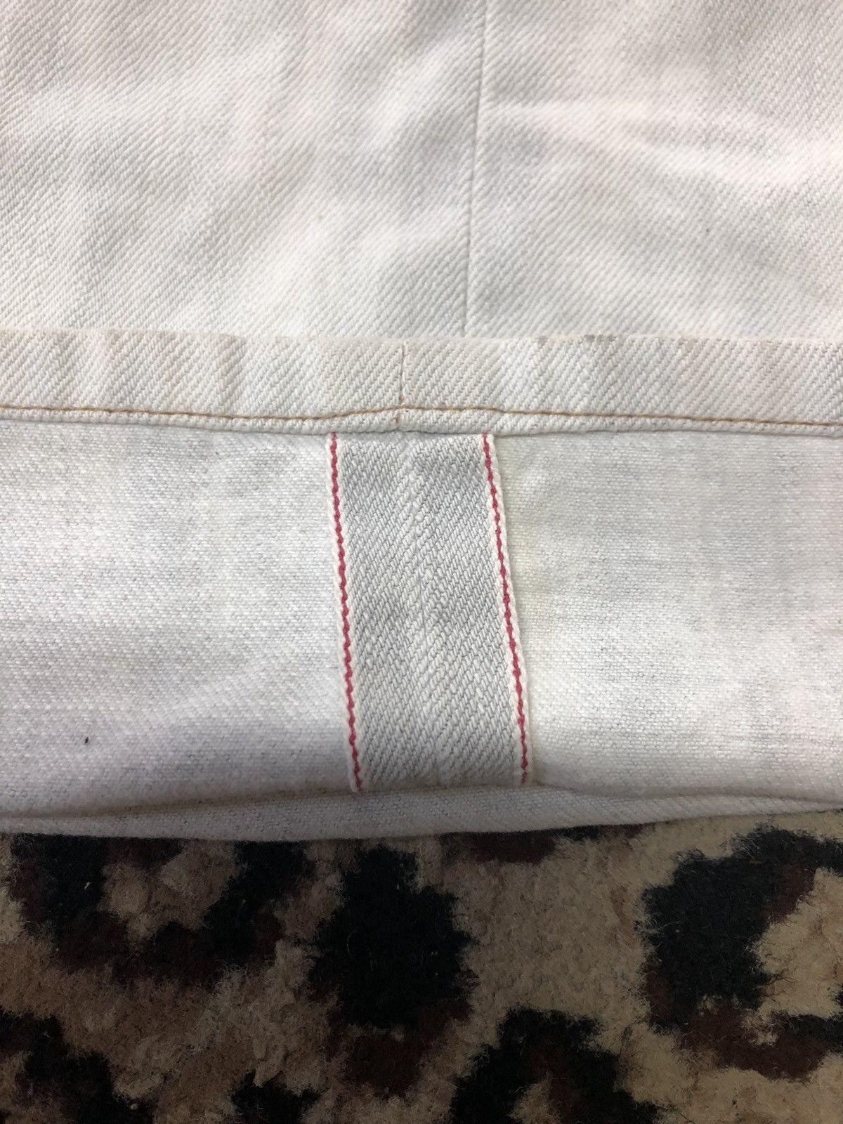Edwin × Vintage VINTAGE SELVEDGE EDWIN 505 LIGHT BLUE WASH DISTRESSED DENIM Size US 29 - 3 Thumbnail