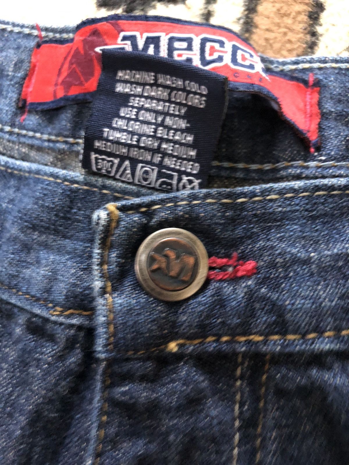 Mecca × Vintage VINTAGE MECCA BLUE DENIM Size US 34 / EU 50 - 9 Thumbnail