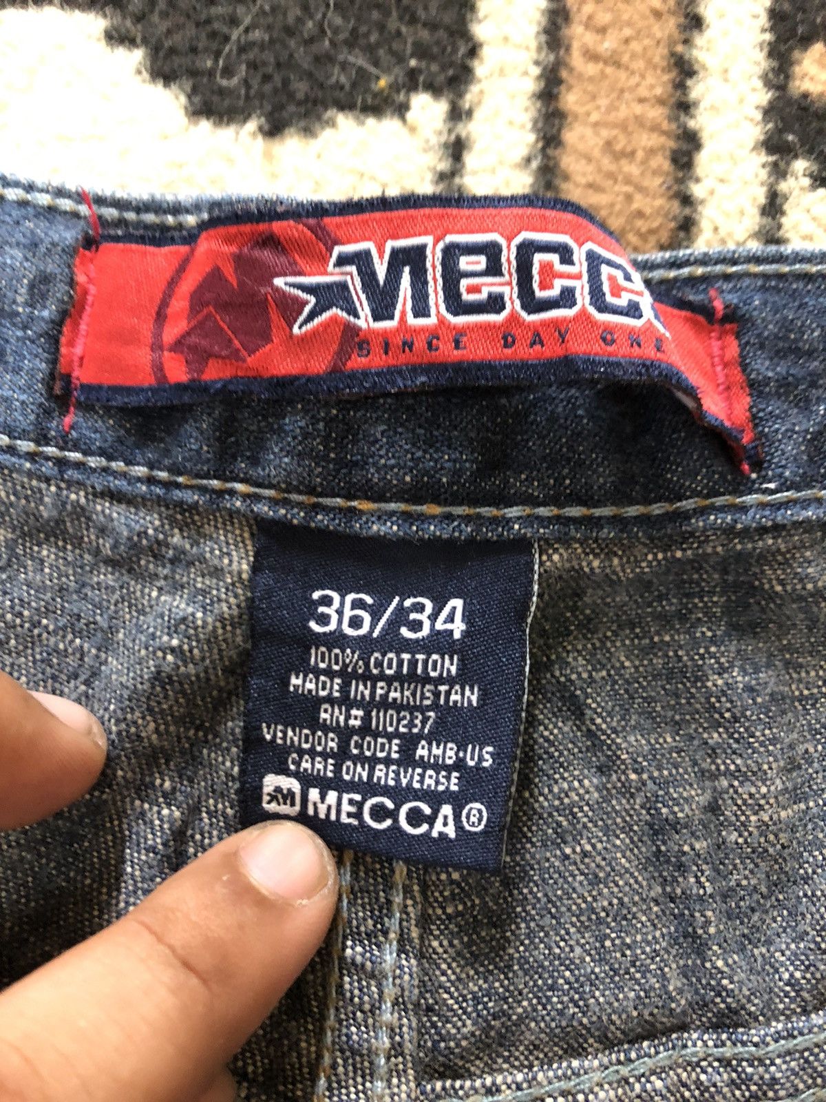 Mecca × Vintage VINTAGE MECCA BLUE DENIM Size US 34 / EU 50 - 11 Thumbnail