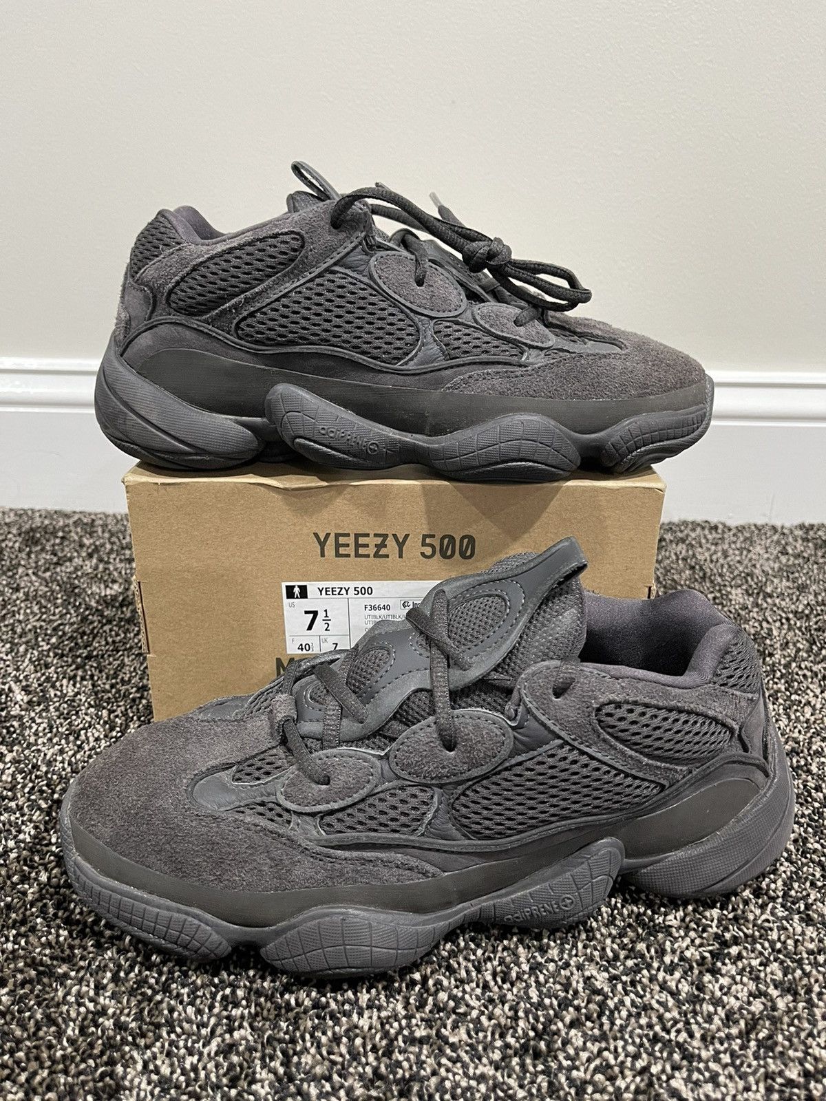 Adidas × Kanye West Adidas x Kanye West x Yeezy 500 Utility Black Size US 7.5 / EU 40-41 - 2 Thumbnail