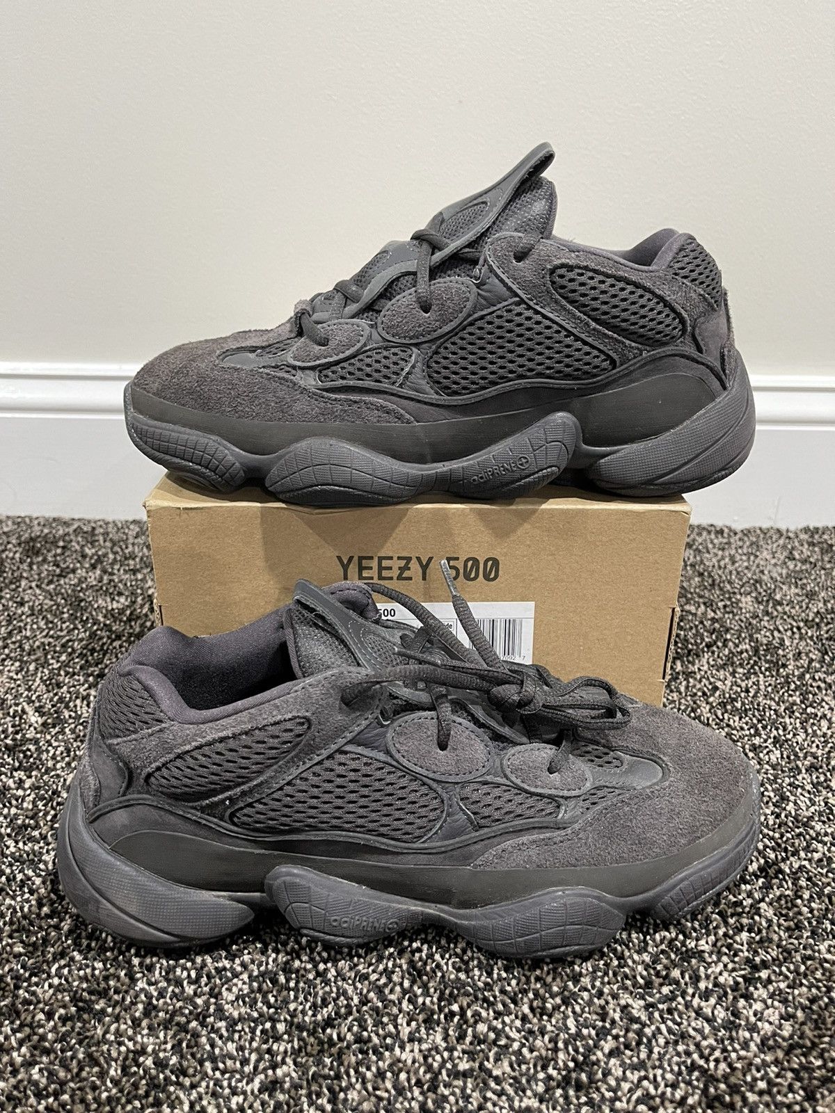 adidas gazelle silver green womens adidas Originals Yeezy 500 High - Slate/slate, Grey / 4