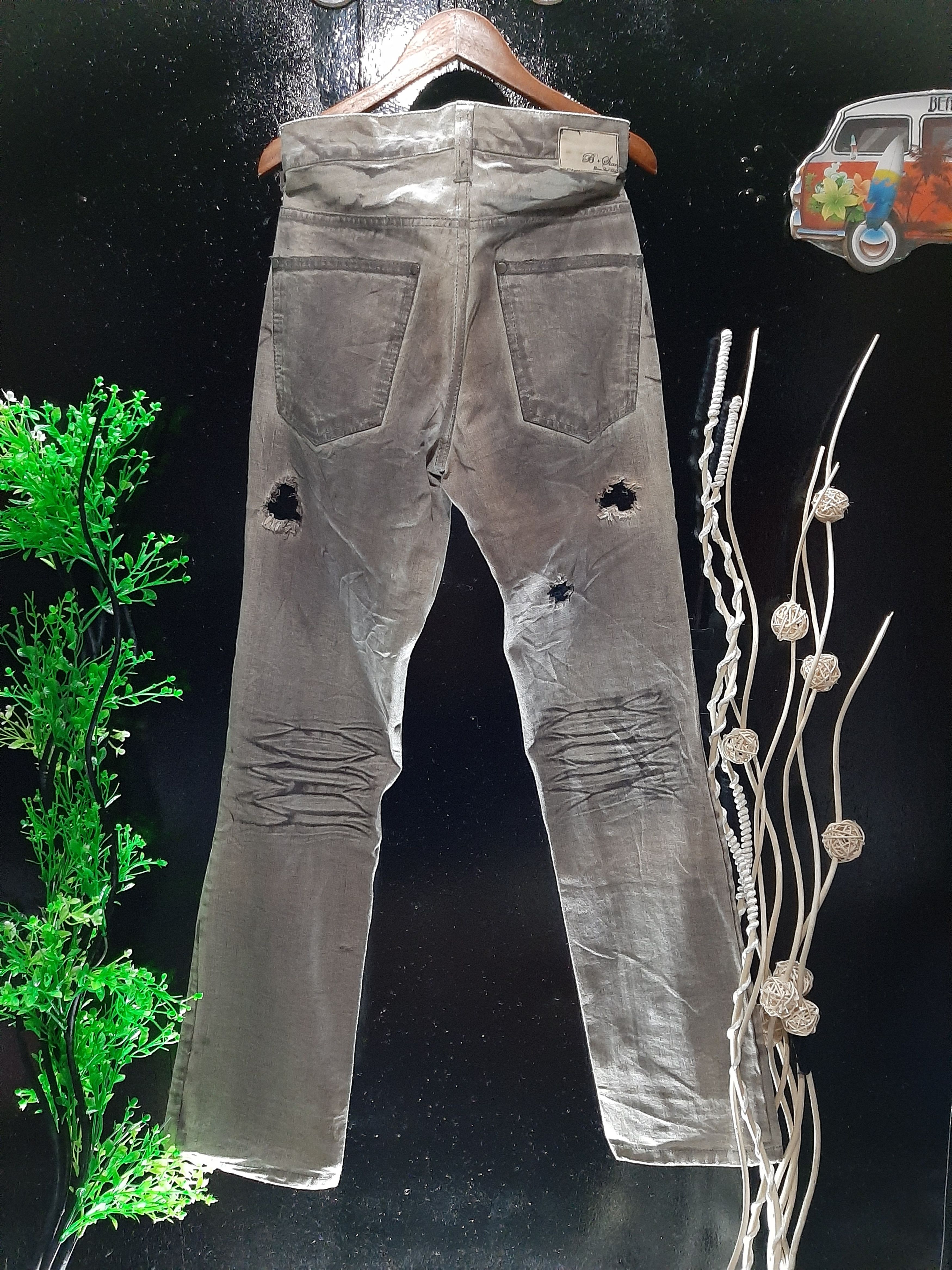 Japanese Brand × Vintage VINTAGE BIKE+STAR JAPANESE BRAND THRASHED DISTRESSED DENIM Size US 32 / EU 48 - 7 Thumbnail