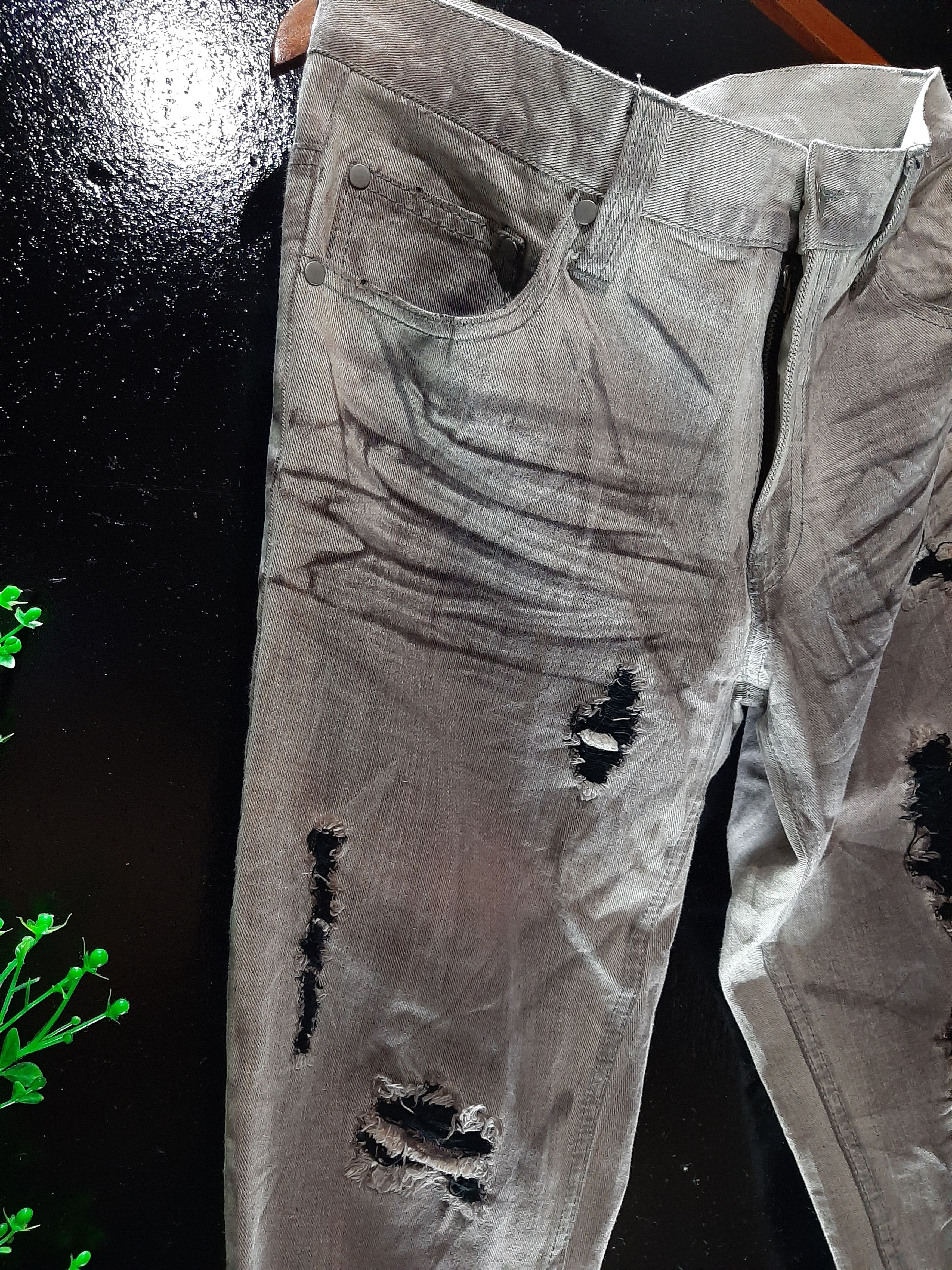 Japanese Brand × Vintage VINTAGE BIKE+STAR JAPANESE BRAND THRASHED DISTRESSED DENIM Size US 32 / EU 48 - 6 Thumbnail