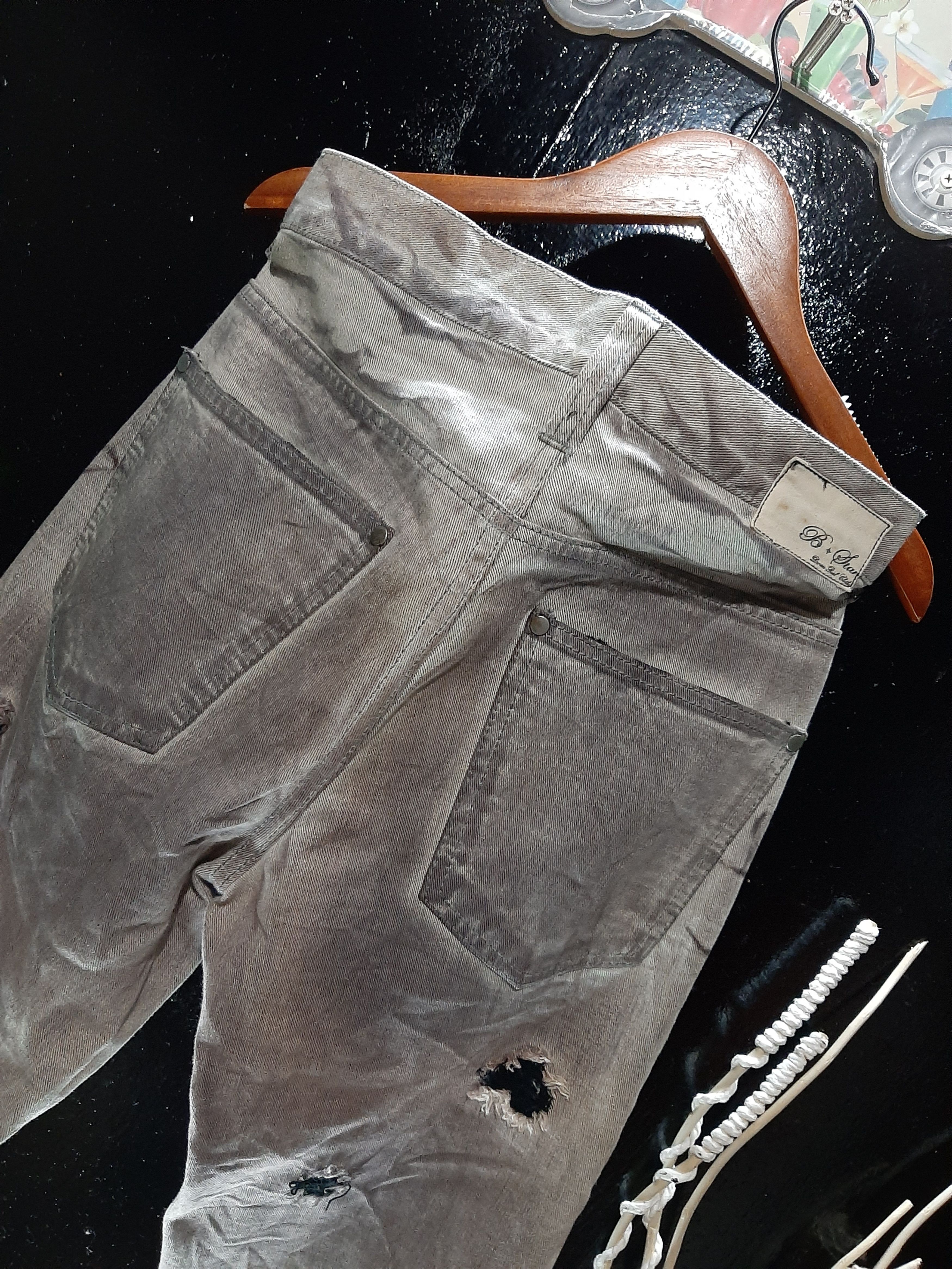 Japanese Brand × Vintage VINTAGE BIKE+STAR JAPANESE BRAND THRASHED DISTRESSED DENIM Size US 32 / EU 48 - 8 Thumbnail