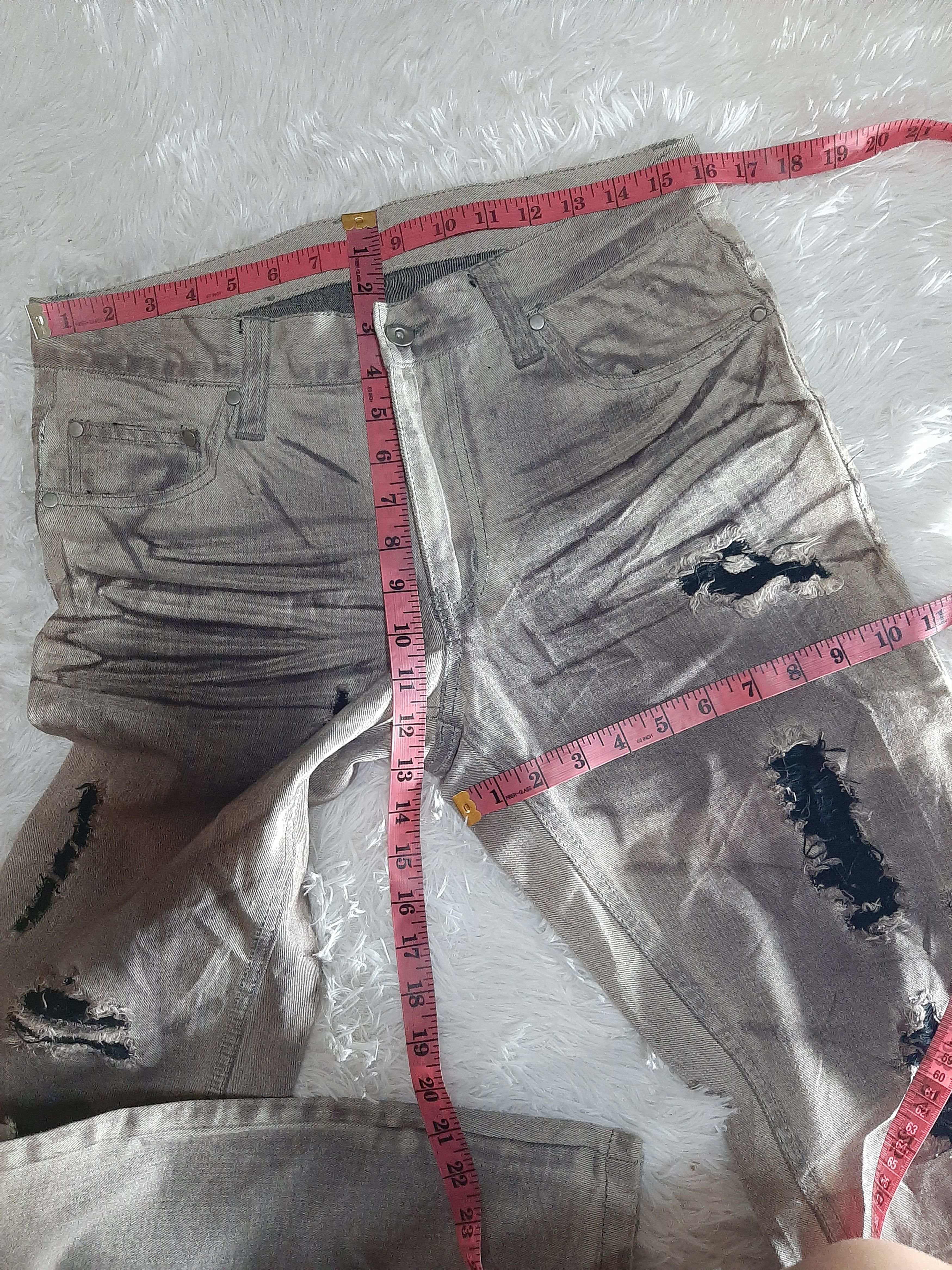 Japanese Brand × Vintage VINTAGE BIKE+STAR JAPANESE BRAND THRASHED DISTRESSED DENIM Size US 32 / EU 48 - 15 Thumbnail