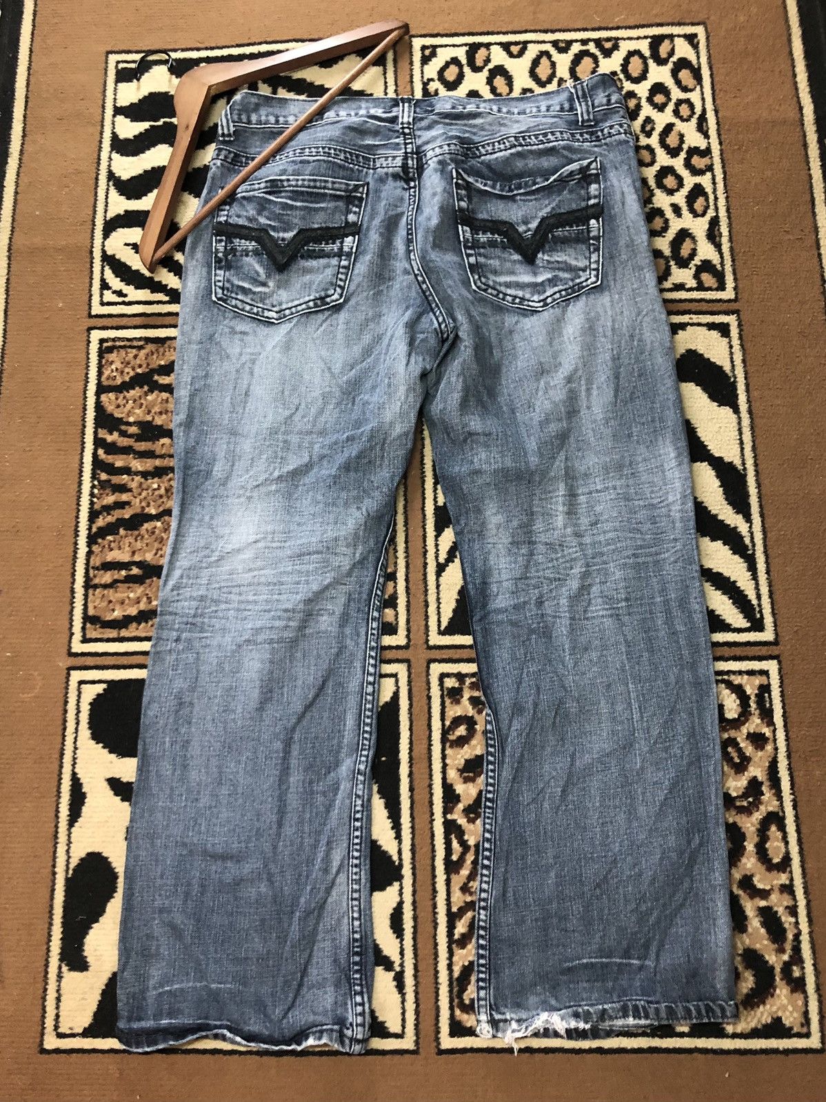 Route 66 × Vintage VINTAGE ROUTE 66 BLUE WASH DENIM Size US 36 / EU 52 - 2 Thumbnail