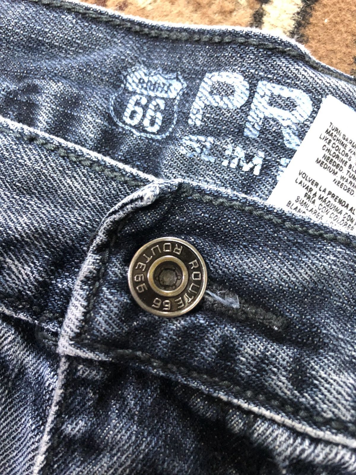 Route 66 × Vintage VINTAGE ROUTE 66 BLUE WASH DENIM Size US 36 / EU 52 - 7 Thumbnail