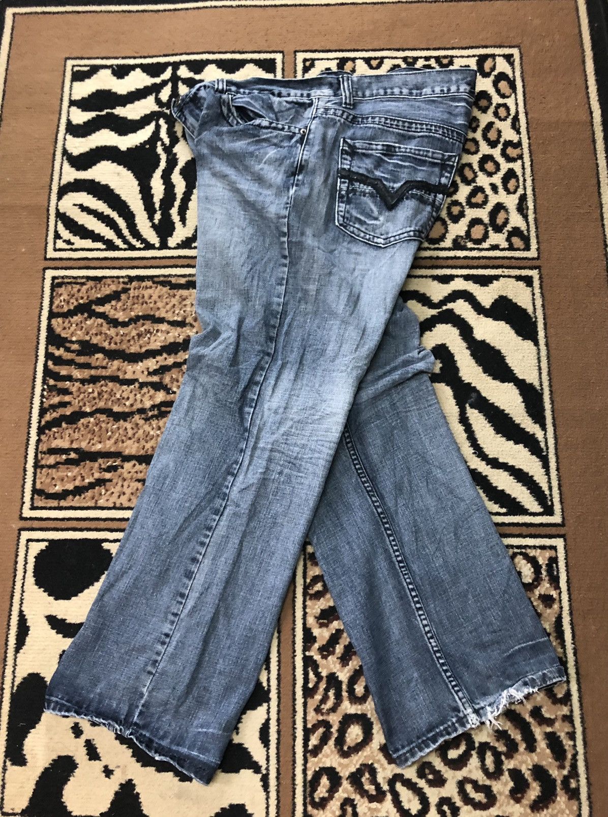 Route 66 × Vintage VINTAGE ROUTE 66 BLUE WASH DENIM Size US 36 / EU 52 - 12 Thumbnail