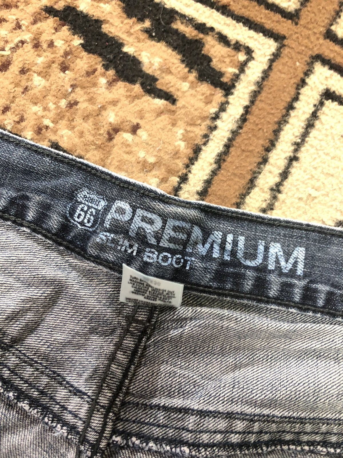 Route 66 × Vintage VINTAGE ROUTE 66 BLUE WASH DENIM Size US 36 / EU 52 - 9 Thumbnail