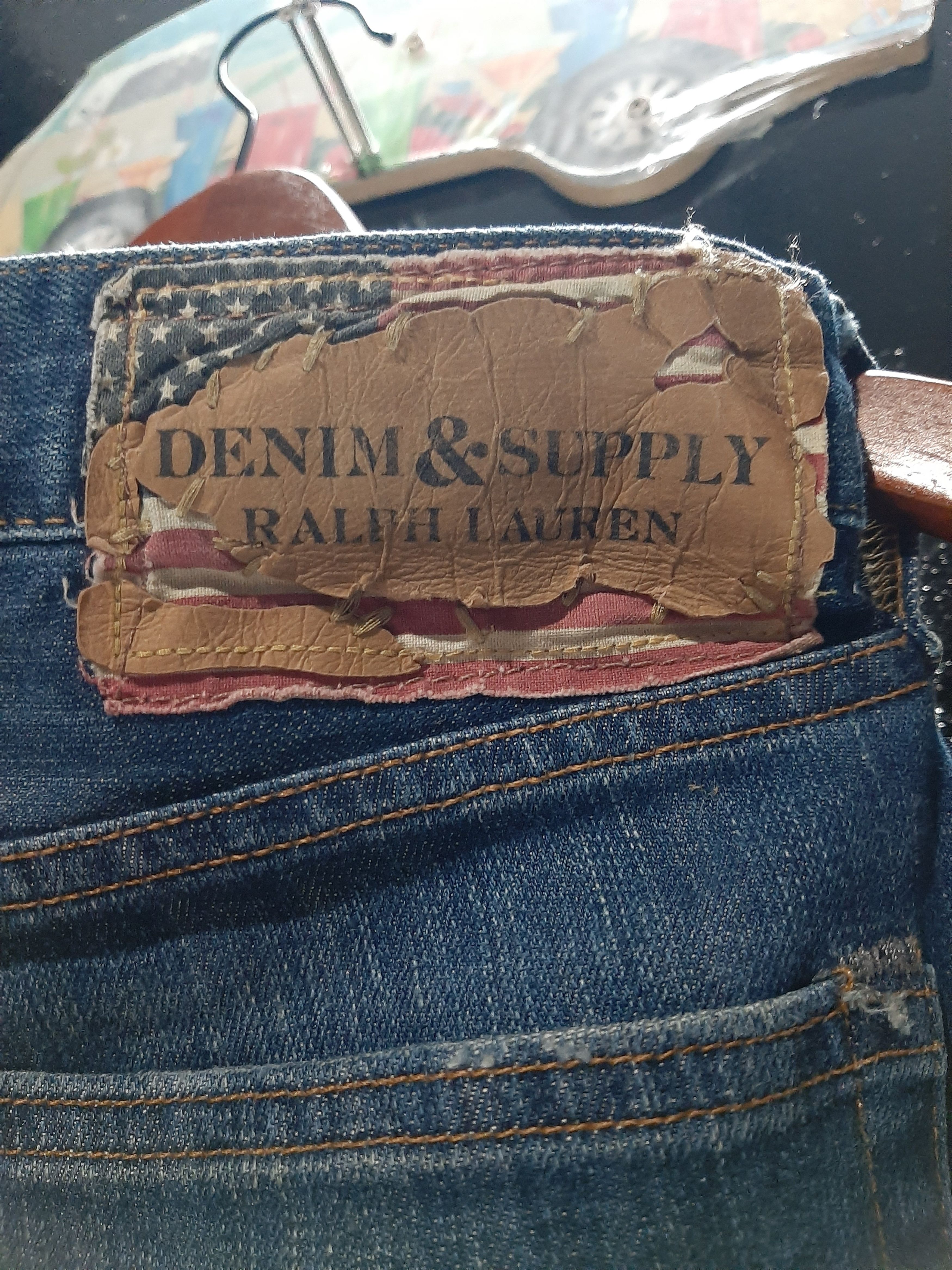Ralph Lauren × Vintage VINTAGE RALPH LAURENT DISTRESSED LOW SKINNY DENIM Size US 30 / EU 46 - 3 Thumbnail