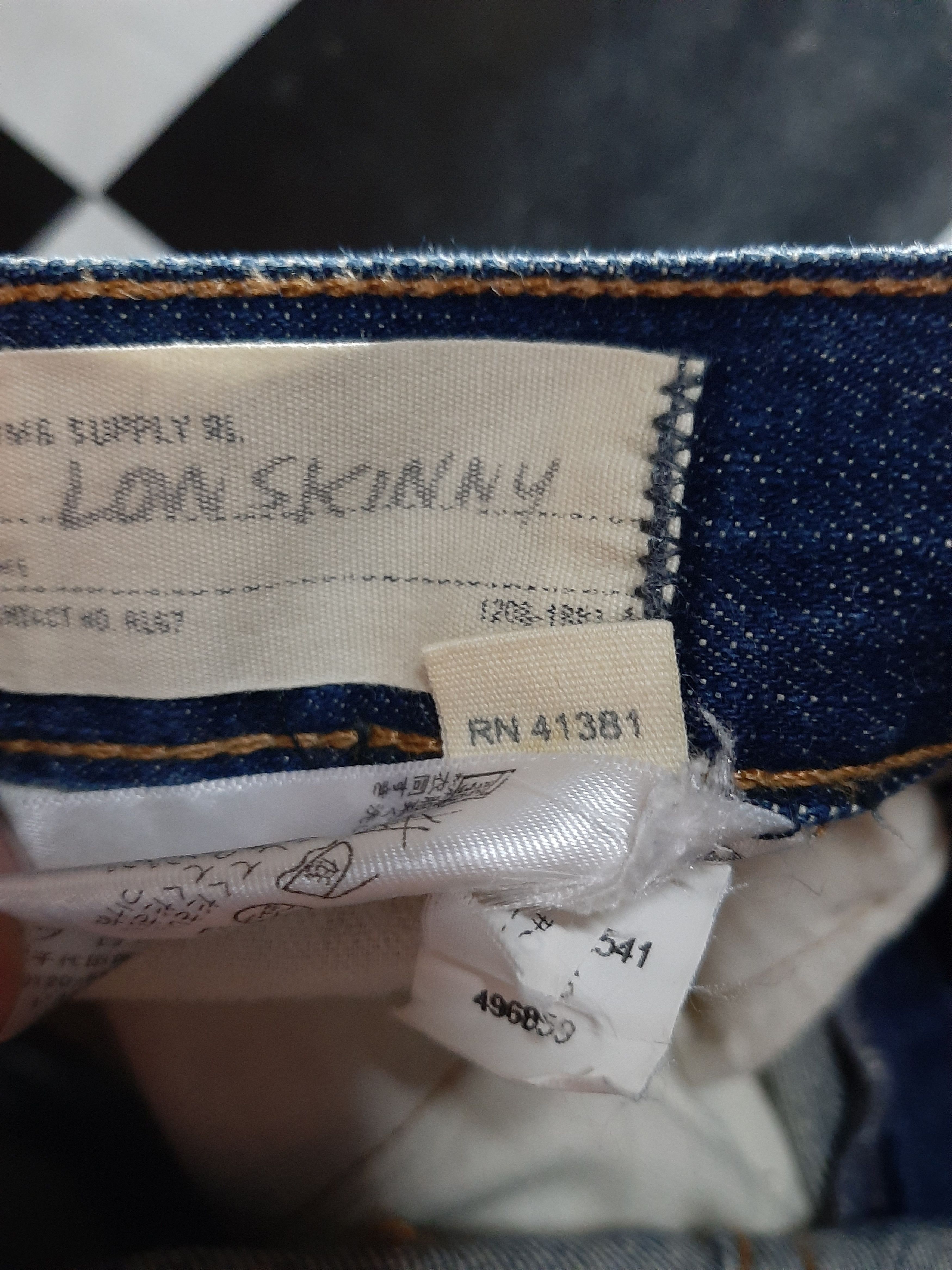 Ralph Lauren × Vintage VINTAGE RALPH LAURENT DISTRESSED LOW SKINNY DENIM Size US 30 / EU 46 - 10 Thumbnail