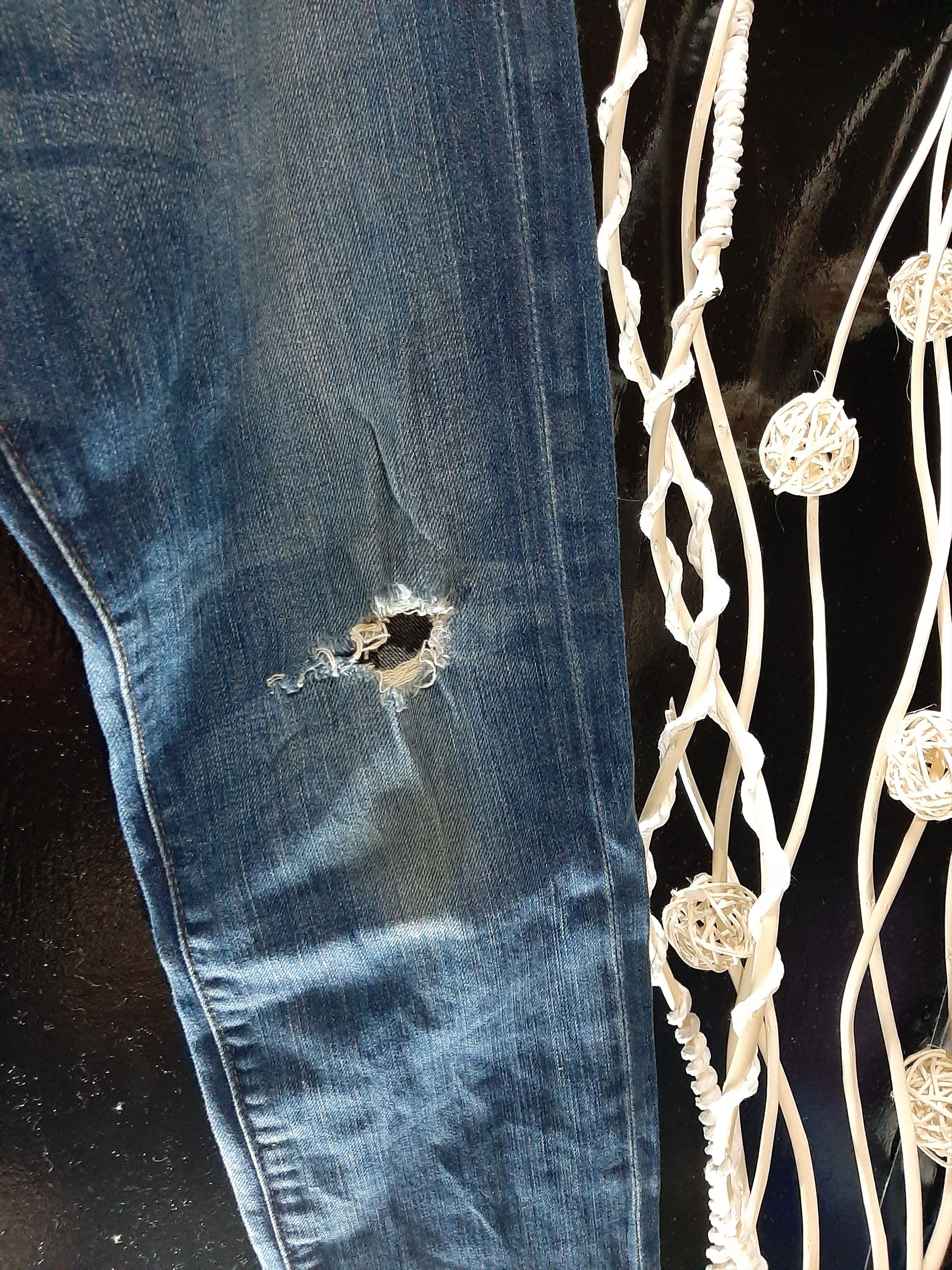 Ralph Lauren × Vintage VINTAGE RALPH LAURENT DISTRESSED LOW SKINNY DENIM Size US 30 / EU 46 - 5 Thumbnail