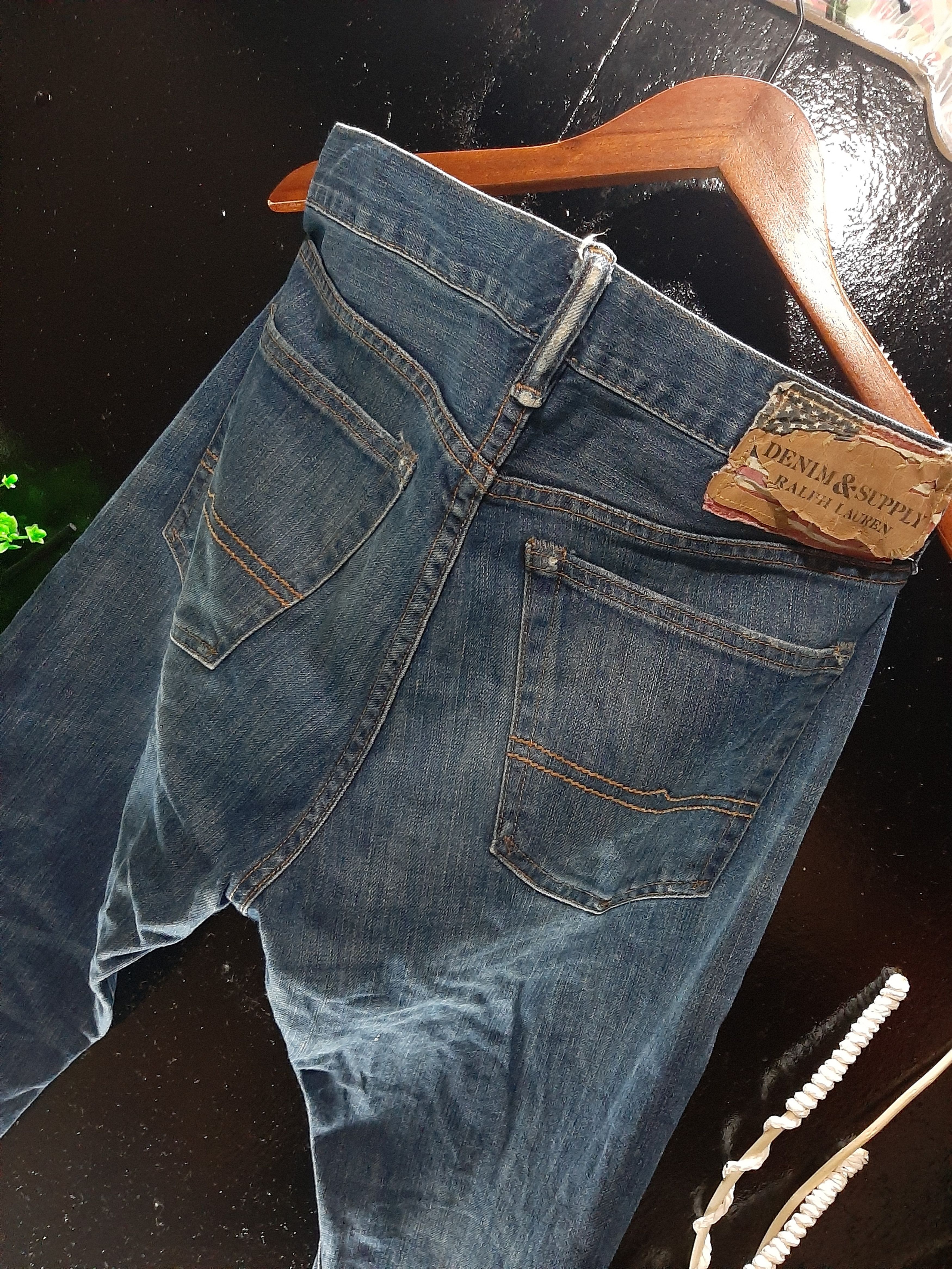 Ralph Lauren × Vintage VINTAGE RALPH LAURENT DISTRESSED LOW SKINNY DENIM Size US 30 / EU 46 - 2 Thumbnail