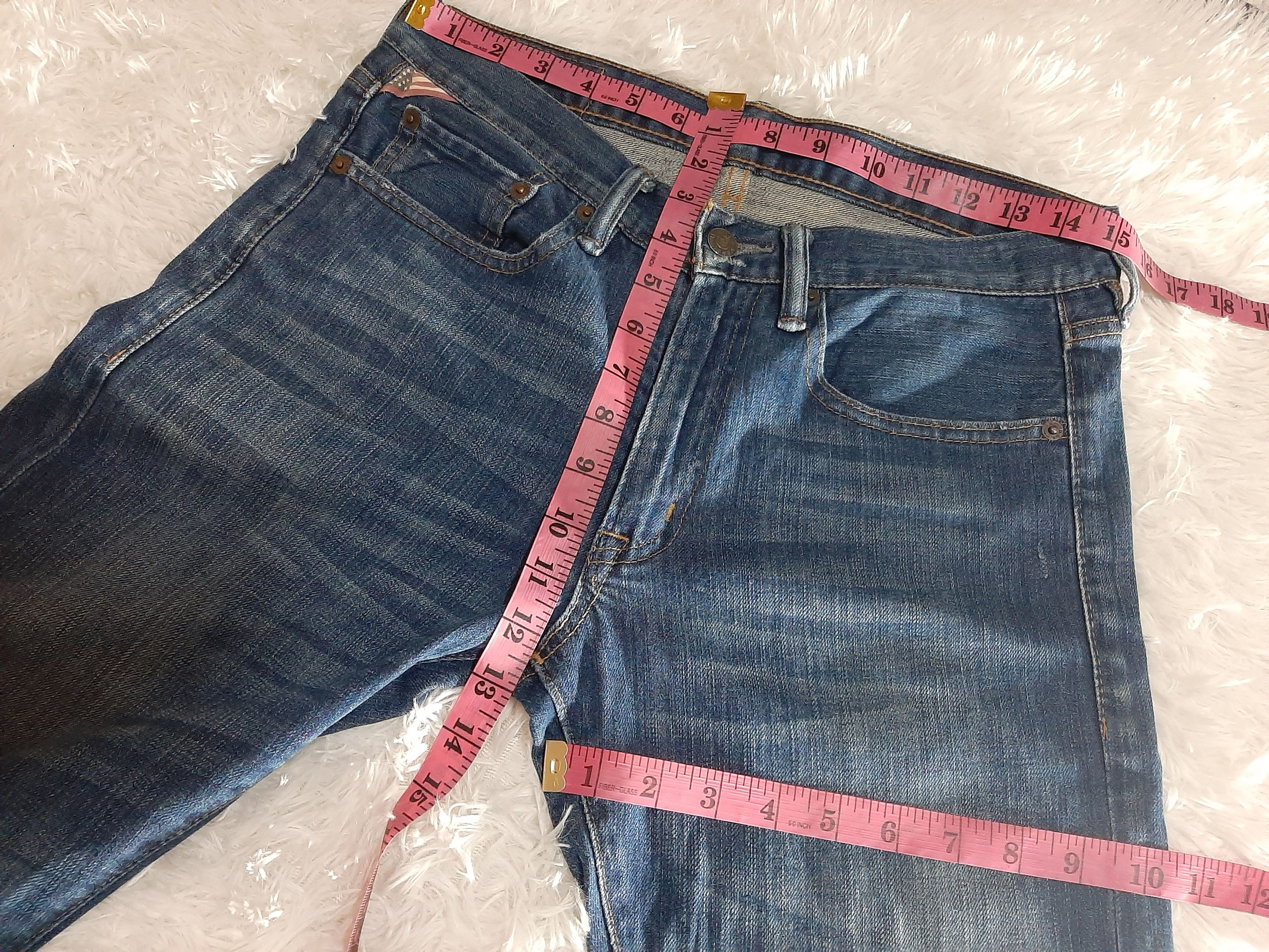 Ralph Lauren × Vintage VINTAGE RALPH LAURENT DISTRESSED LOW SKINNY DENIM Size US 30 / EU 46 - 12 Thumbnail