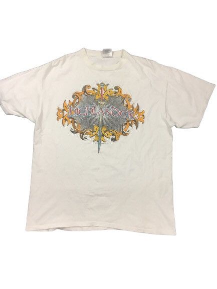 Vintage Vintage 90s Highlander fantasy movie tee Size US XL / EU 56 / 4 - 1 Thumbnail