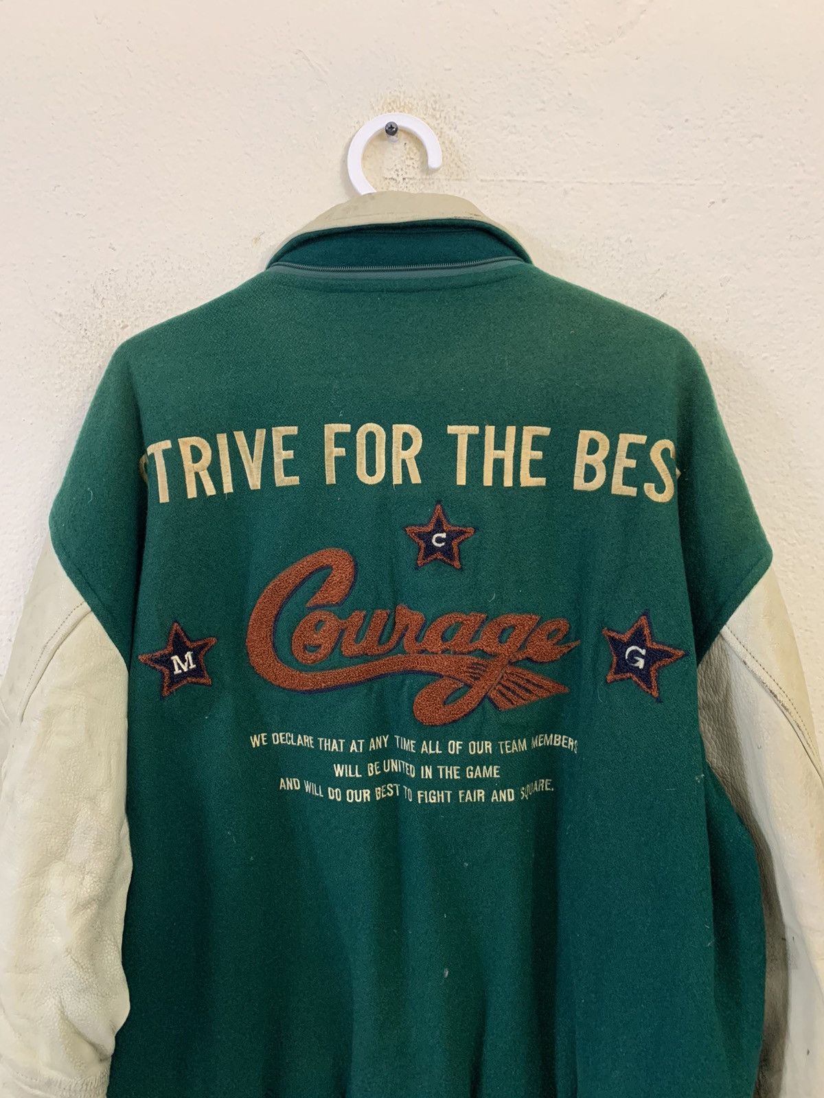 McGregor Vintage McGregor Trive For The Best Varsity Jacket Size US XL / EU 56 / 4 - 4 Thumbnail