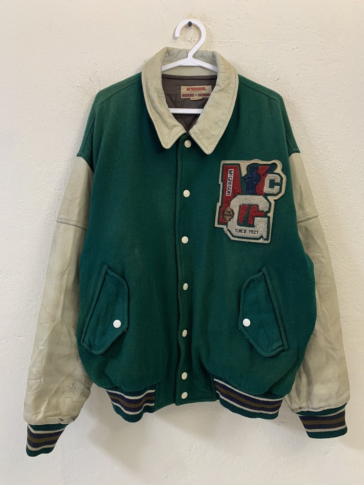 McGregor Vintage McGregor Trive For The Best Varsity Jacket Size US XL / EU 56 / 4 - 5 Thumbnail
