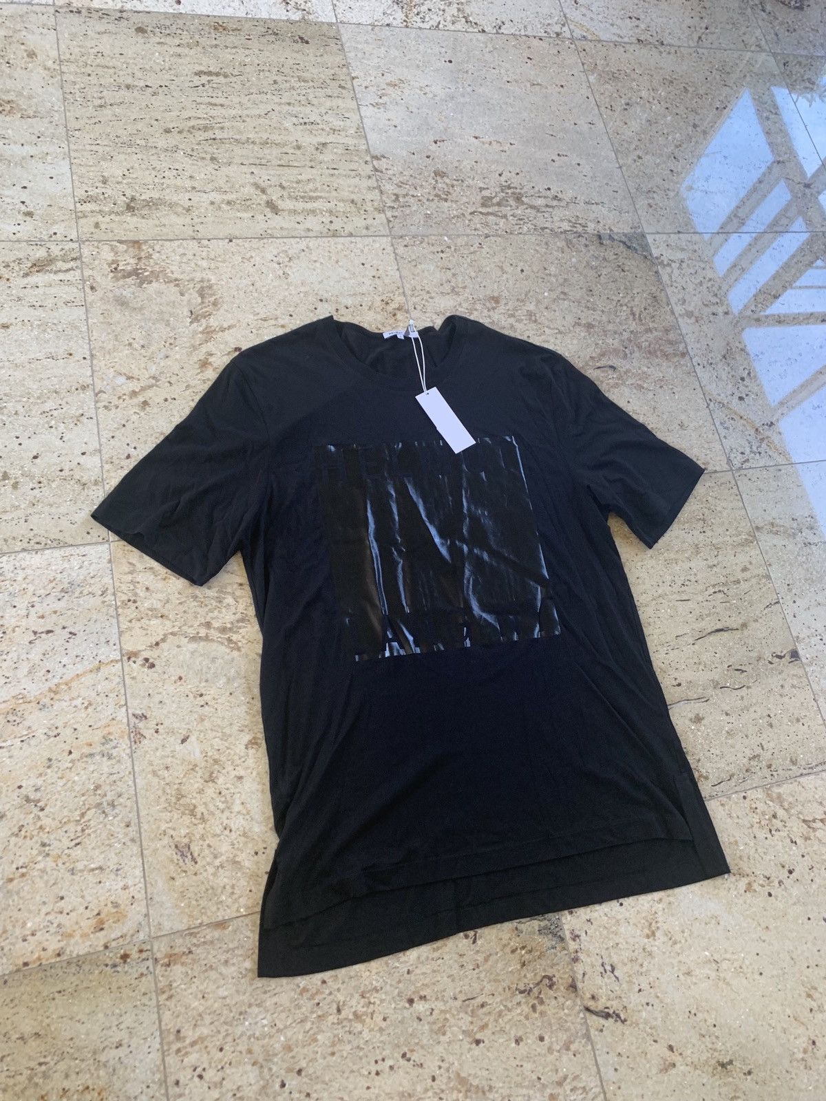 Helmut Lang Box Film Print Tee SS Size US L / EU 52-54 / 3 - 3 Thumbnail