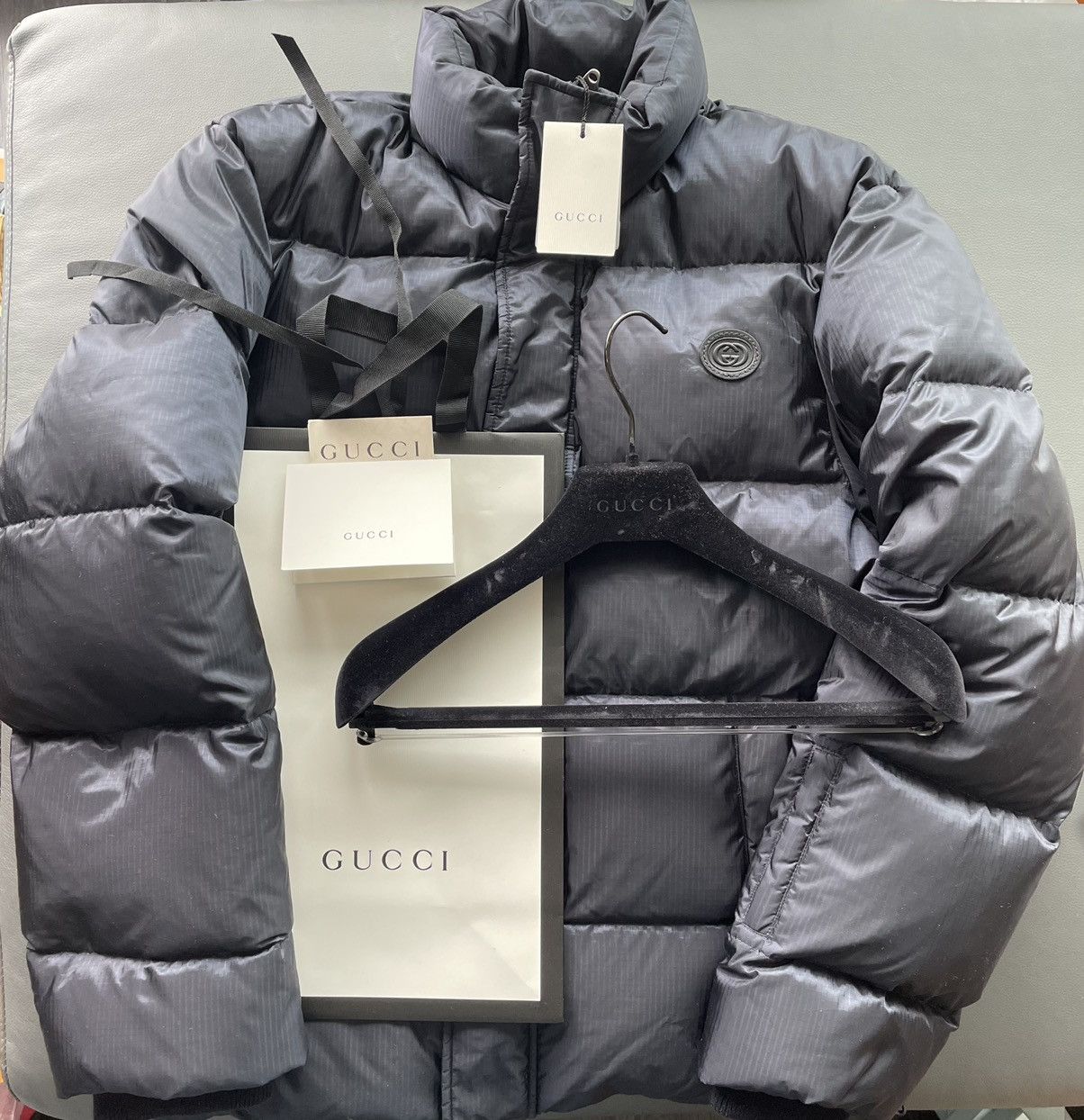 Gucci Rare New Runway Gucci x Richard Hell THINK Goose Down Coat Size US L / EU 52-54 / 3 - 7 Thumbnail