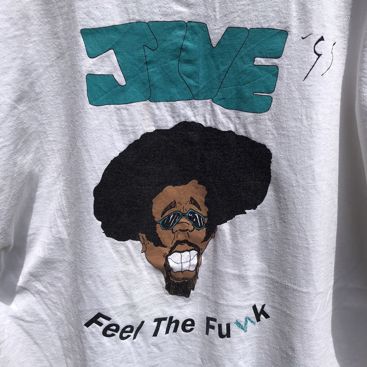 Vintage Vintage 90s JIVE feel the funk tee Size US XL / EU 56 / 4 - 4 Thumbnail