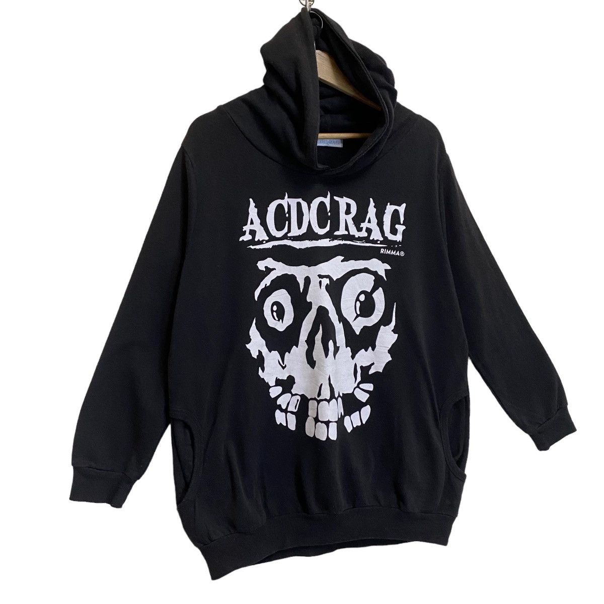 Band Tees Vintage 90s Skull Acdc Rag Rimma Pullover Hoodies Size L Size US L / EU 52-54 / 3 - 2 Thumbnail