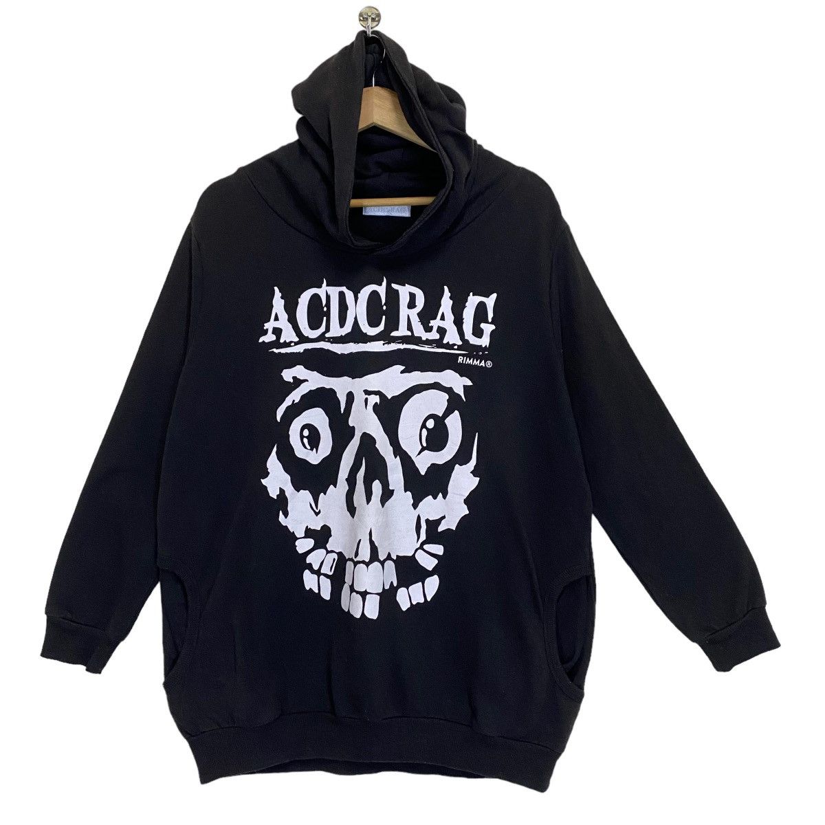 Band Tees Vintage 90s Skull Acdc Rag Rimma Pullover Hoodies Size L Size US L / EU 52-54 / 3 - 1 Thumbnail