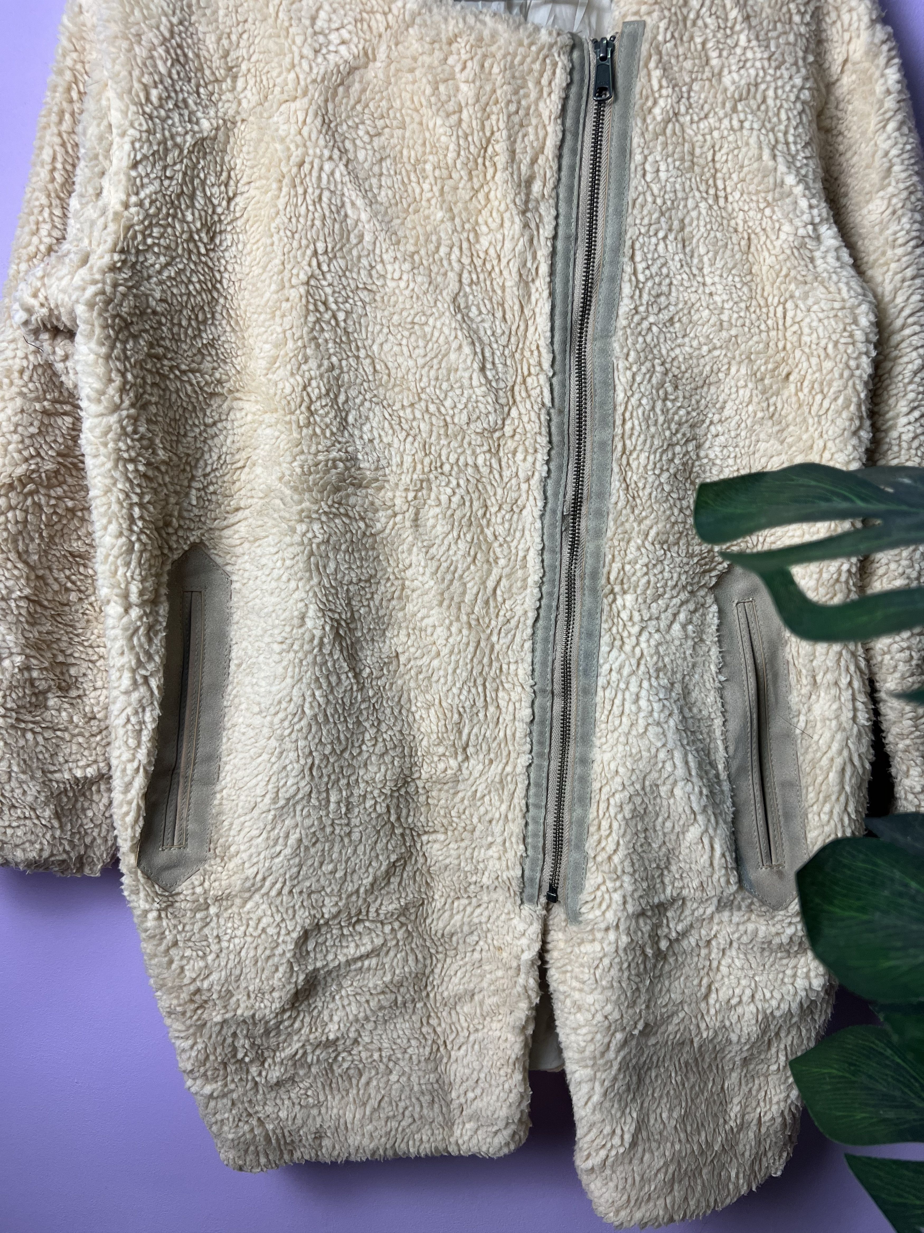 Japanese Brand 🔥Coen Enjoy Easy Chic Reconstruct Sherpa Jackets Size US M / EU 48-50 / 2 - 5 Thumbnail