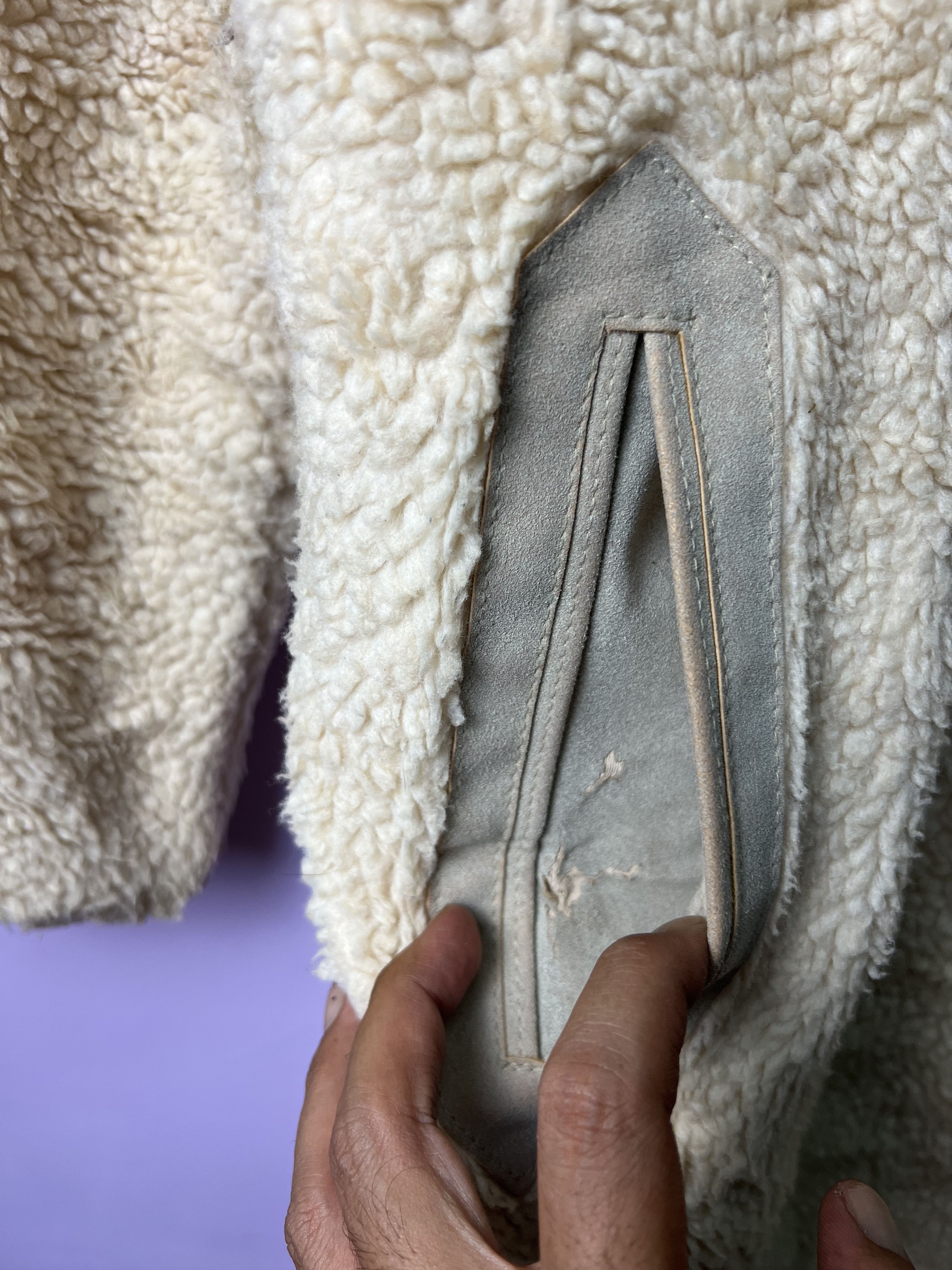Japanese Brand 🔥Coen Enjoy Easy Chic Reconstruct Sherpa Jackets Size US M / EU 48-50 / 2 - 10 Thumbnail