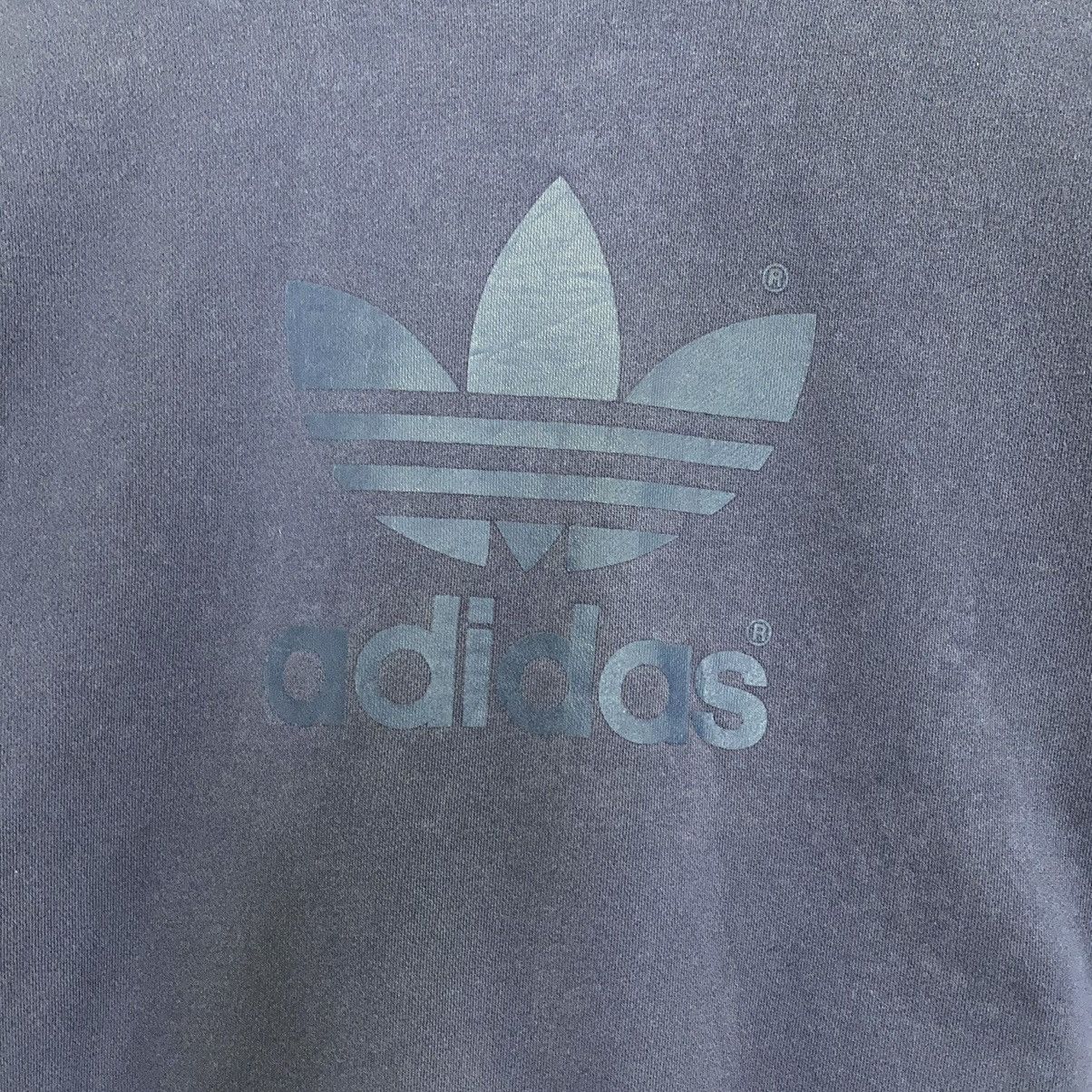 Adidas × Vintage Vintage 90s Adidas Big LogoCrewneck Sweathirt Size L Size US L / EU 52-54 / 3 - 5 Thumbnail