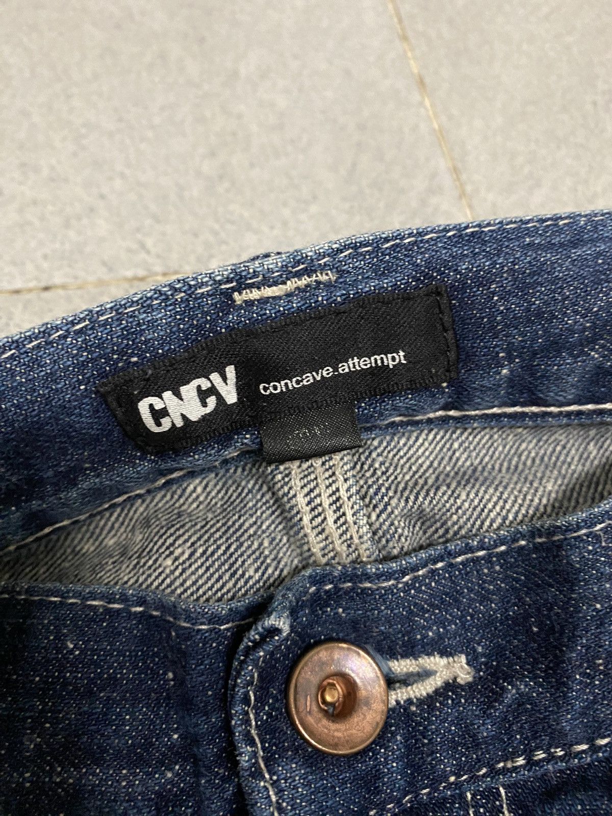 Japanese Brand × Vintage Vintage CNCV Concave Attempt Japanese Denim Jeans Size US 31 - 5 Thumbnail