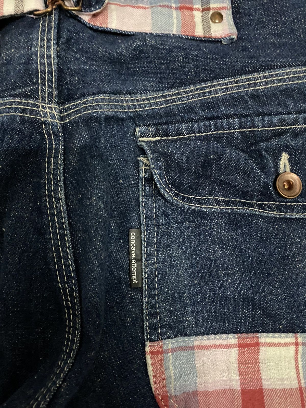 Japanese Brand × Vintage Vintage CNCV Concave Attempt Japanese Denim Jeans Size US 31 - 9 Thumbnail