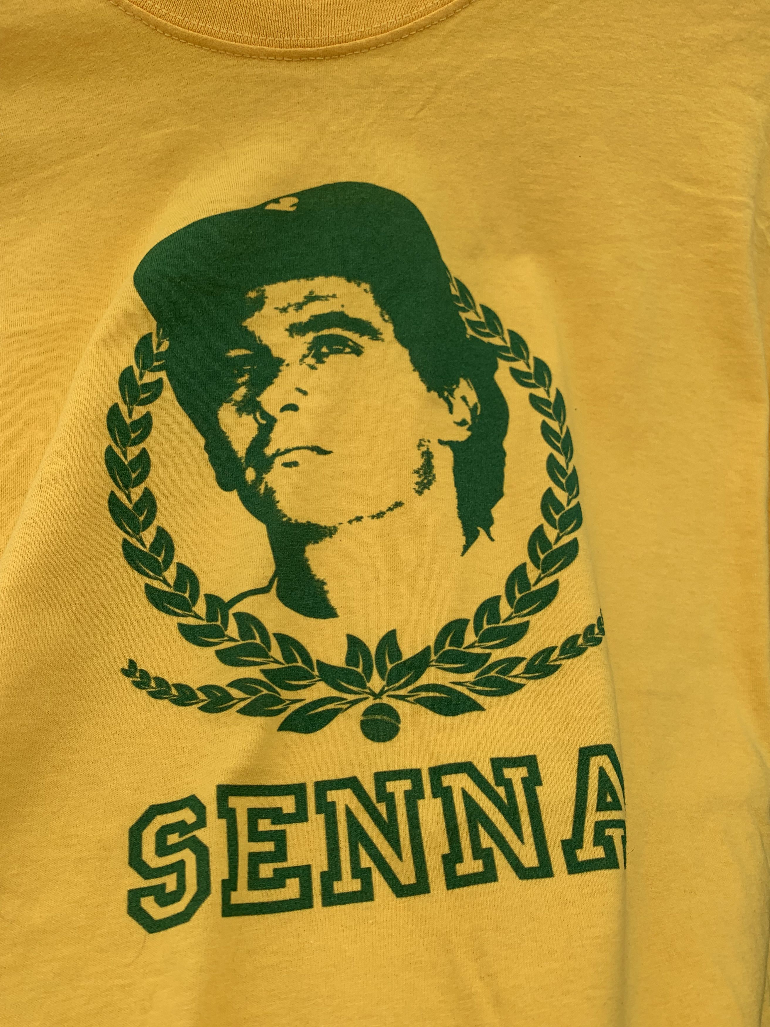 Formula 1 Vintage Ayrton Senna Racing T-shirt Size US L / EU 52-54 / 3 - 4 Thumbnail