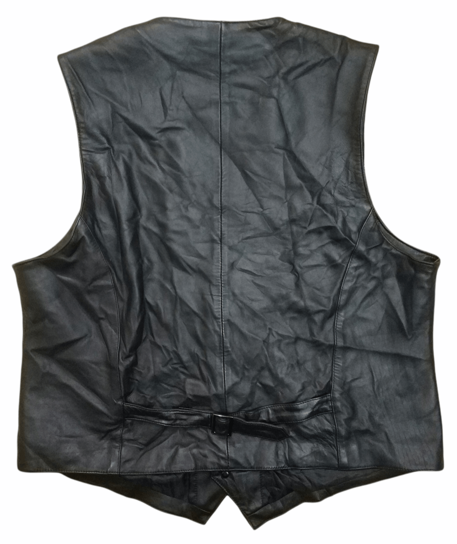 Johnbull 🔥Vintage Black Johnbull Leather Vest Size US M / EU 48-50 / 2 - 2 Thumbnail