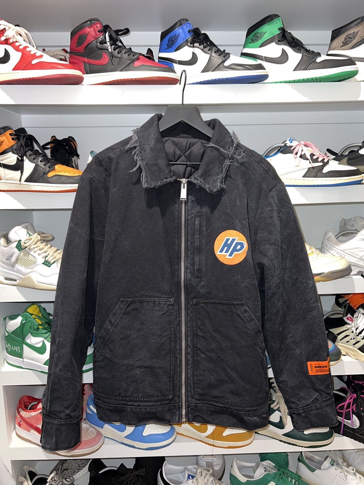 Heron Preston Heron Preston washed canvas work jacket Size US M / EU 48-50 / 2 - 1 Thumbnail