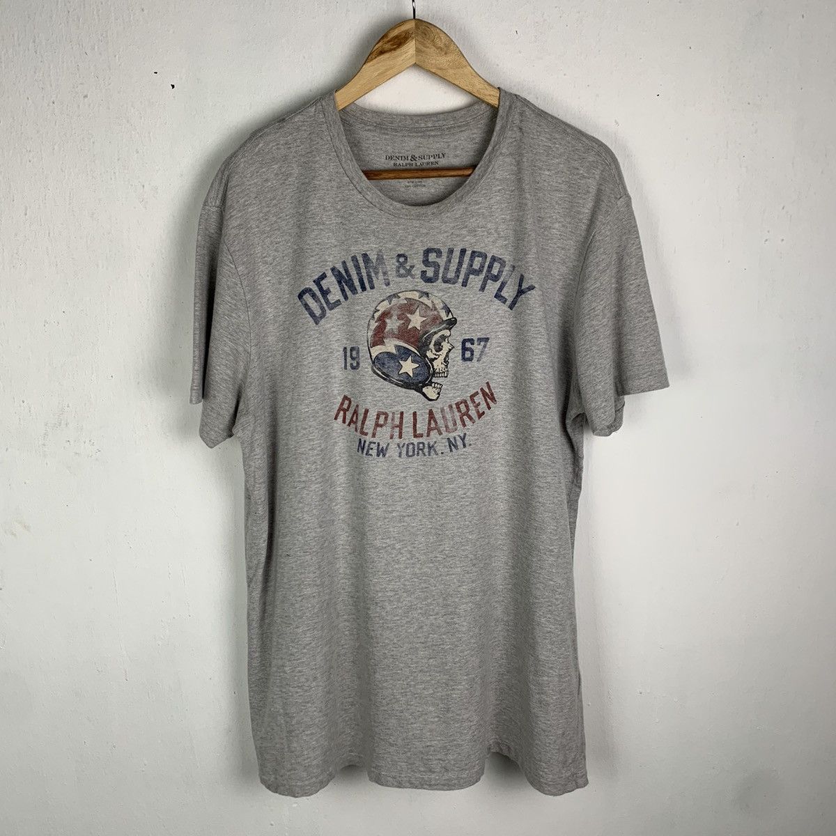 Denim & Supply Ralph Lauren × Ralph Lauren Denim & Supply Ralph Lauren NY Skull Tshirt Tee Size US L / EU 52-54 / 3 - 1 Thumbnail