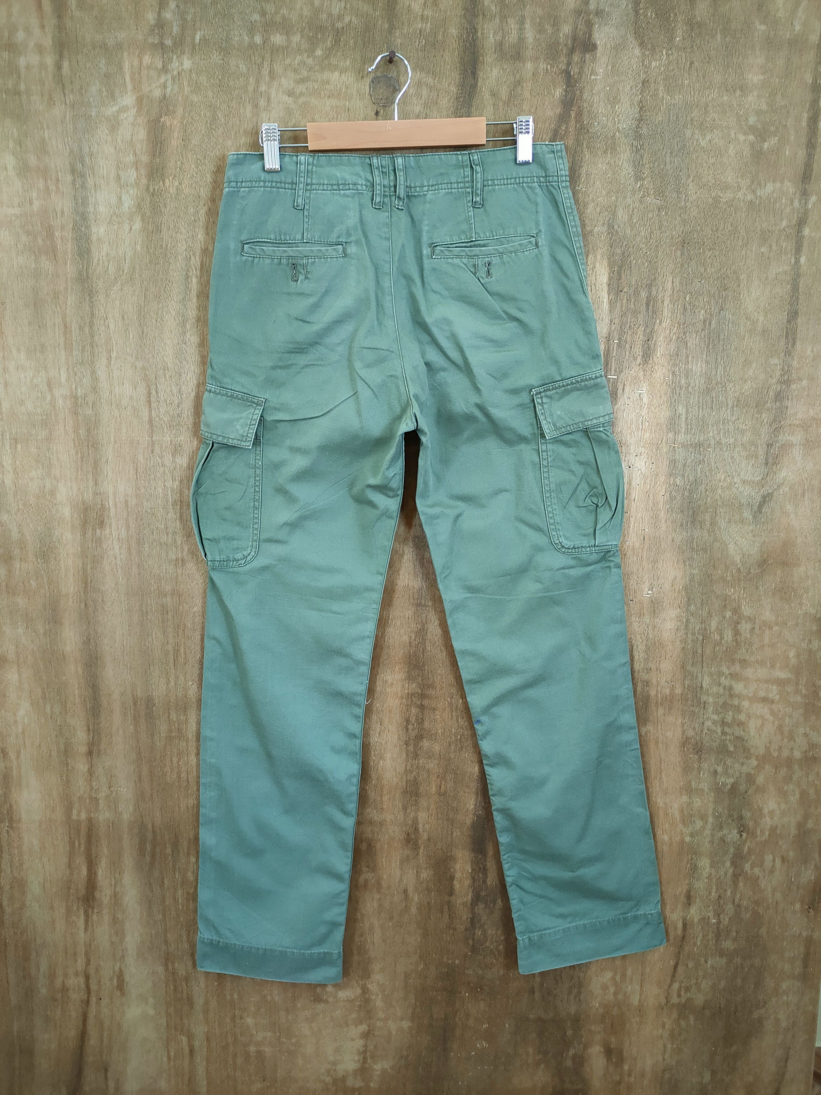 Japanese Brand DLL Japan green multipocket tactical cargo pants #1301 Size US 30 / EU 46 - 6 Thumbnail
